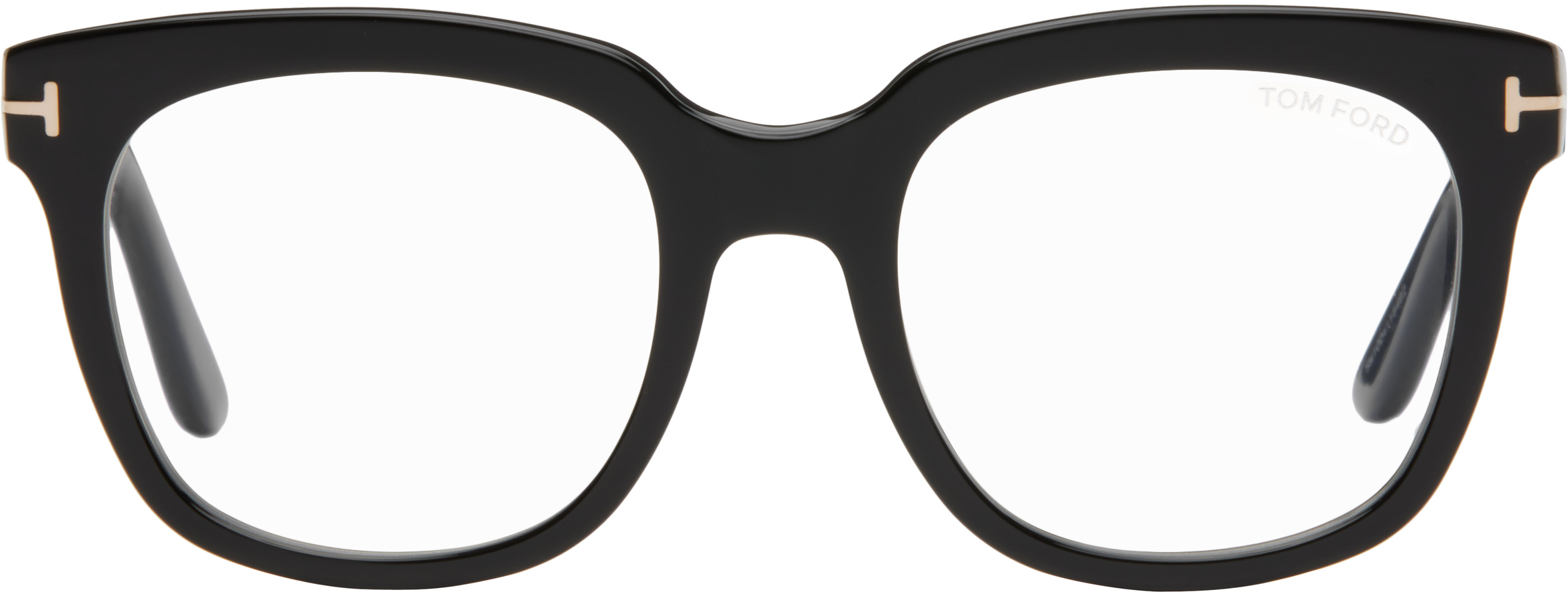 Black Full Rim Square Blue Block Glasses