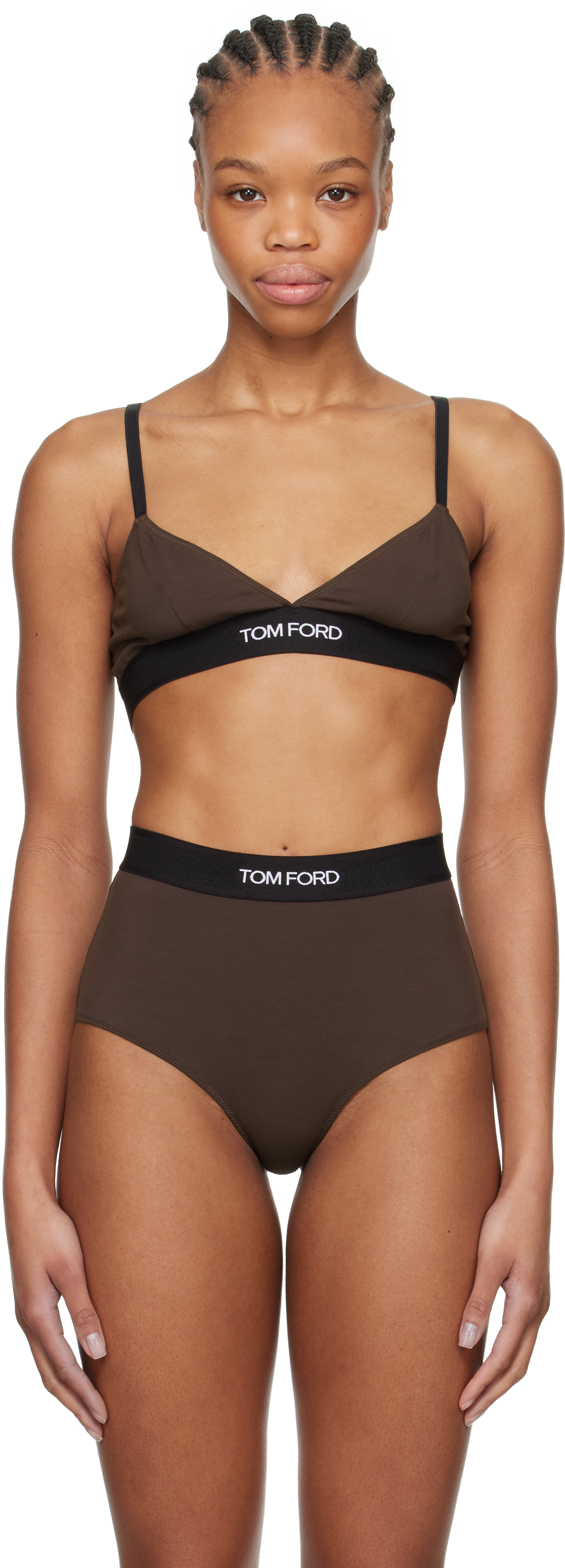 【関税込み】TOM FORD ブラウン Signature モダール ブラ TOM FORDのブラウン Signature モダール ブラがセール中