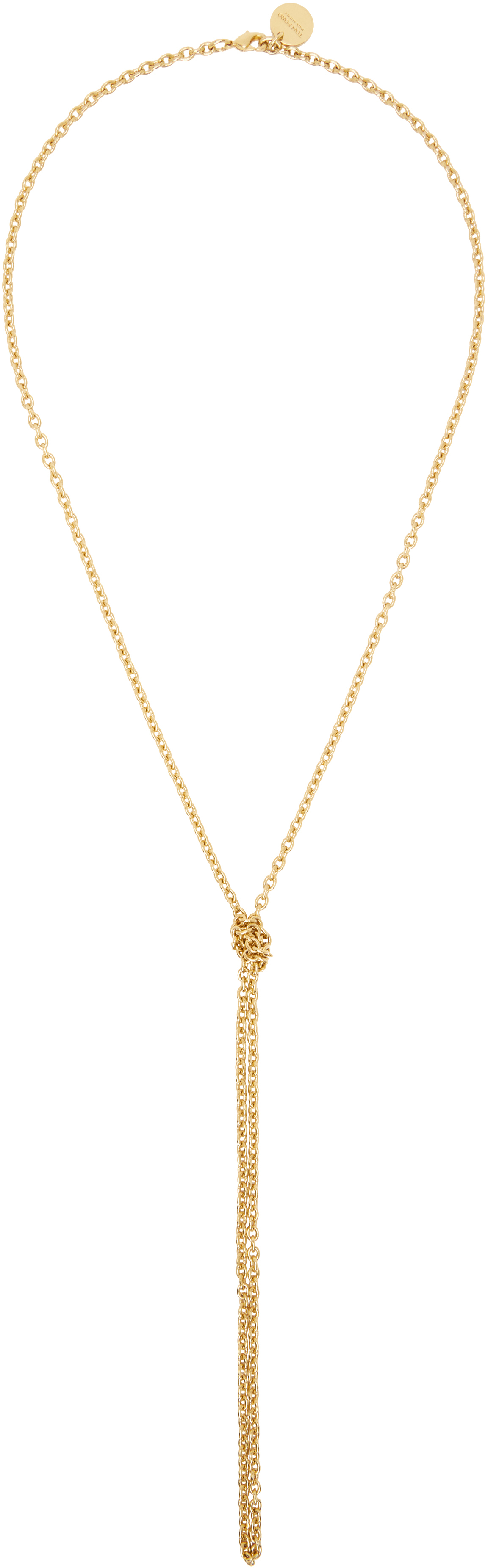 Gold Brass Chain Necklace