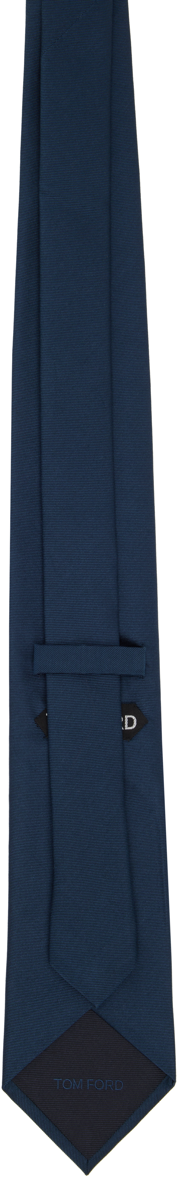 TOM FORD NAVY SILK TIE