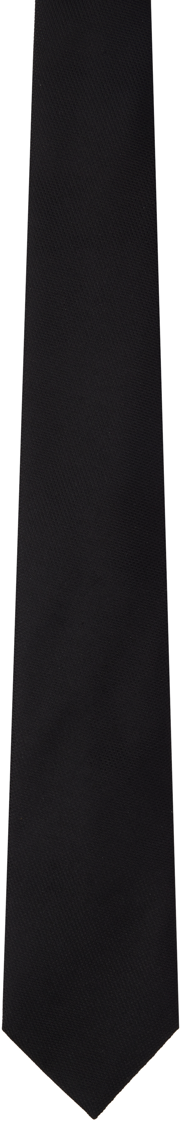 Black Silk Tie