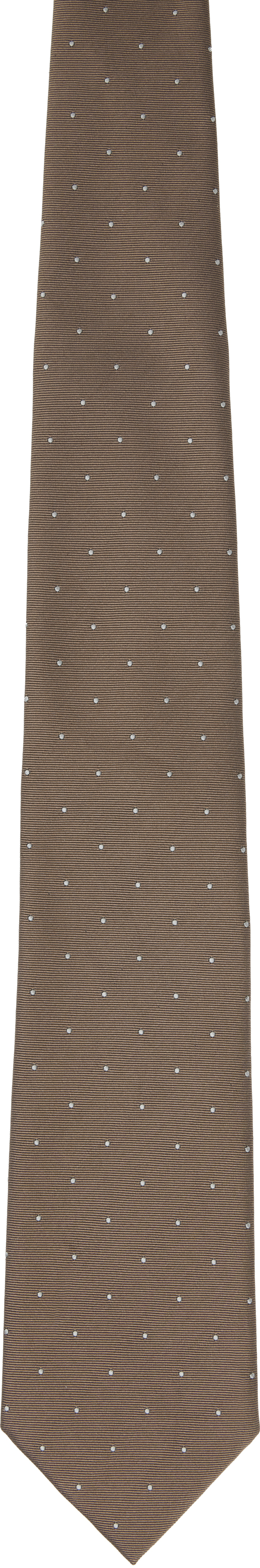 Brown Polka Dot Tie