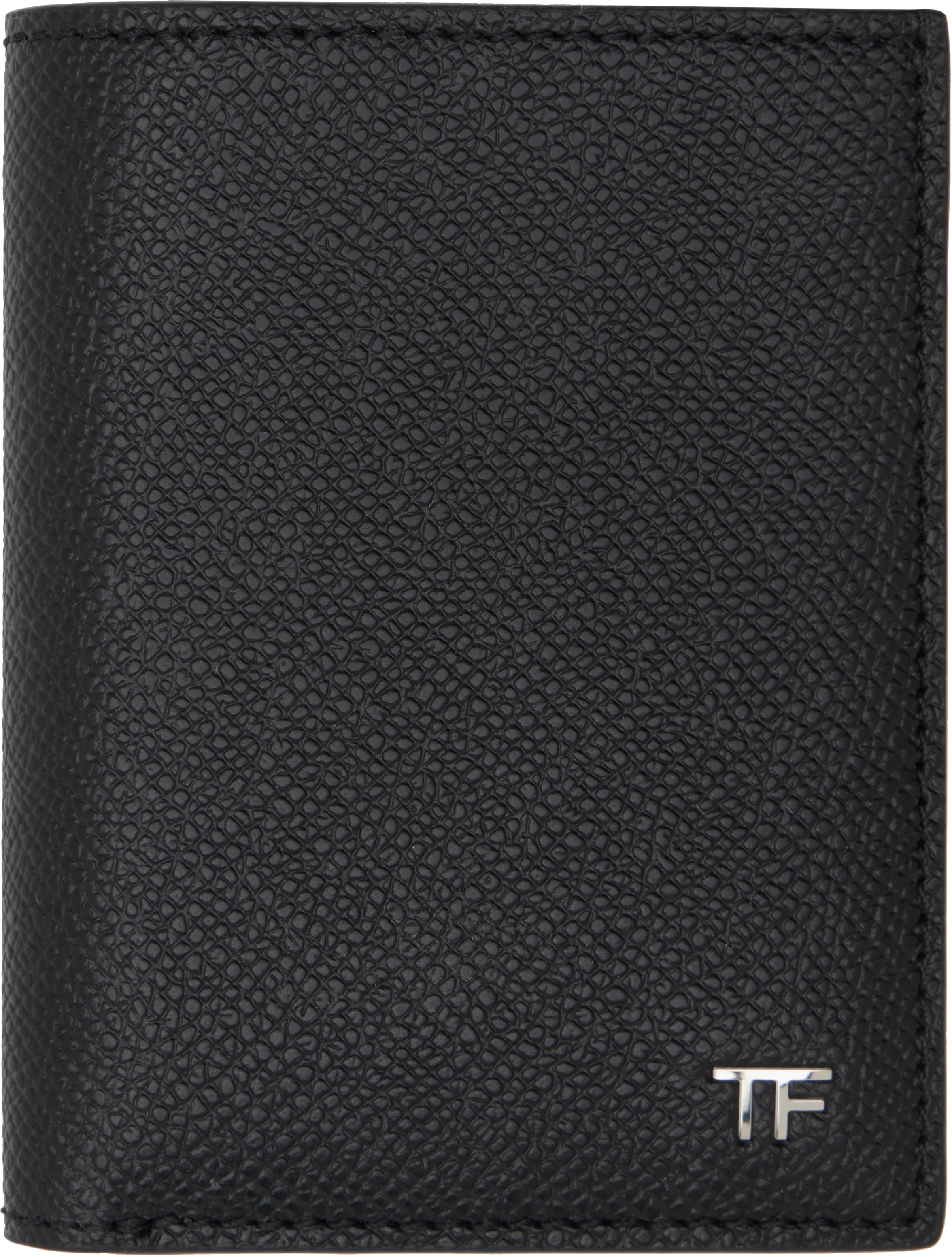 【関税＆送料込み】Tom Ford Black Card Holder With Embossed TOM FORD Leather Card Holder | Saks Fifth Avenue