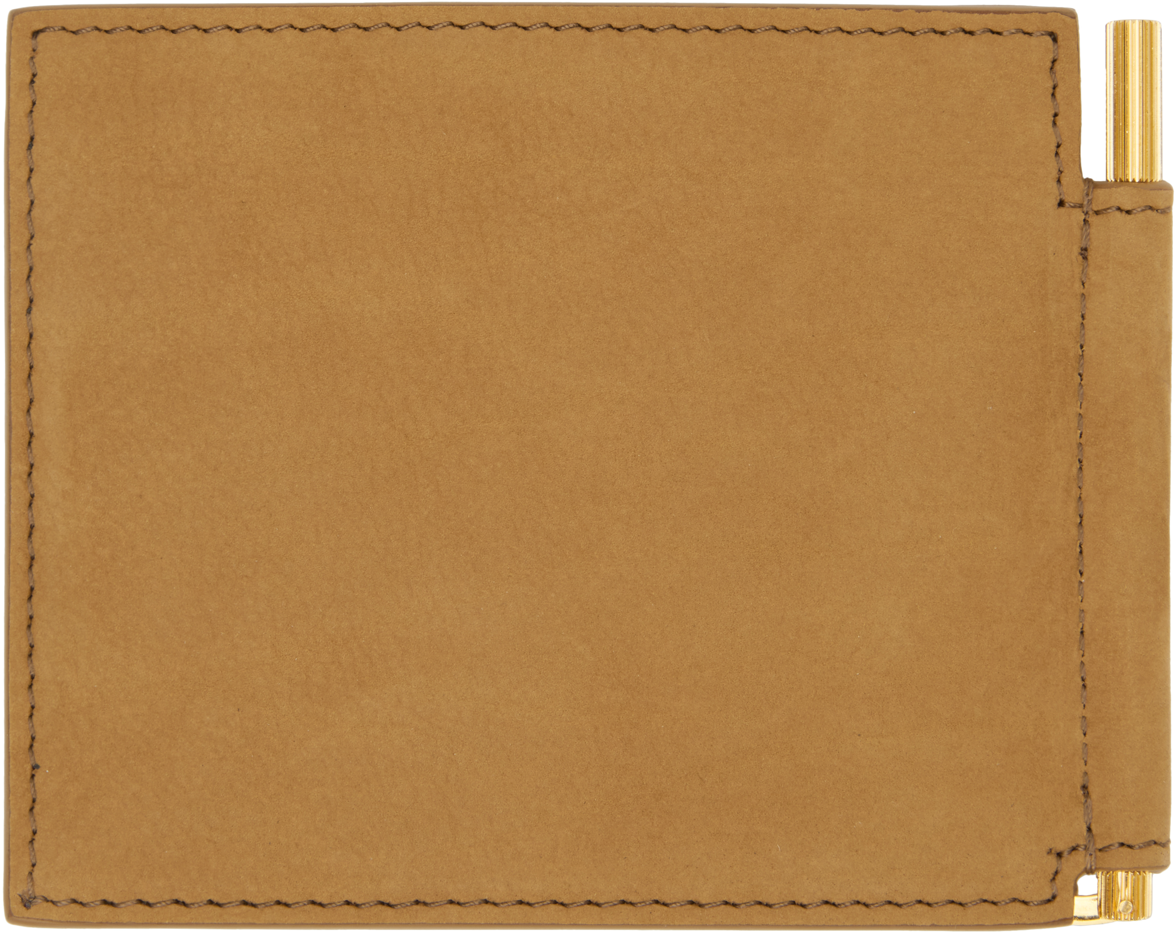 Tom Ford Leather T-line Money Clip Wallet