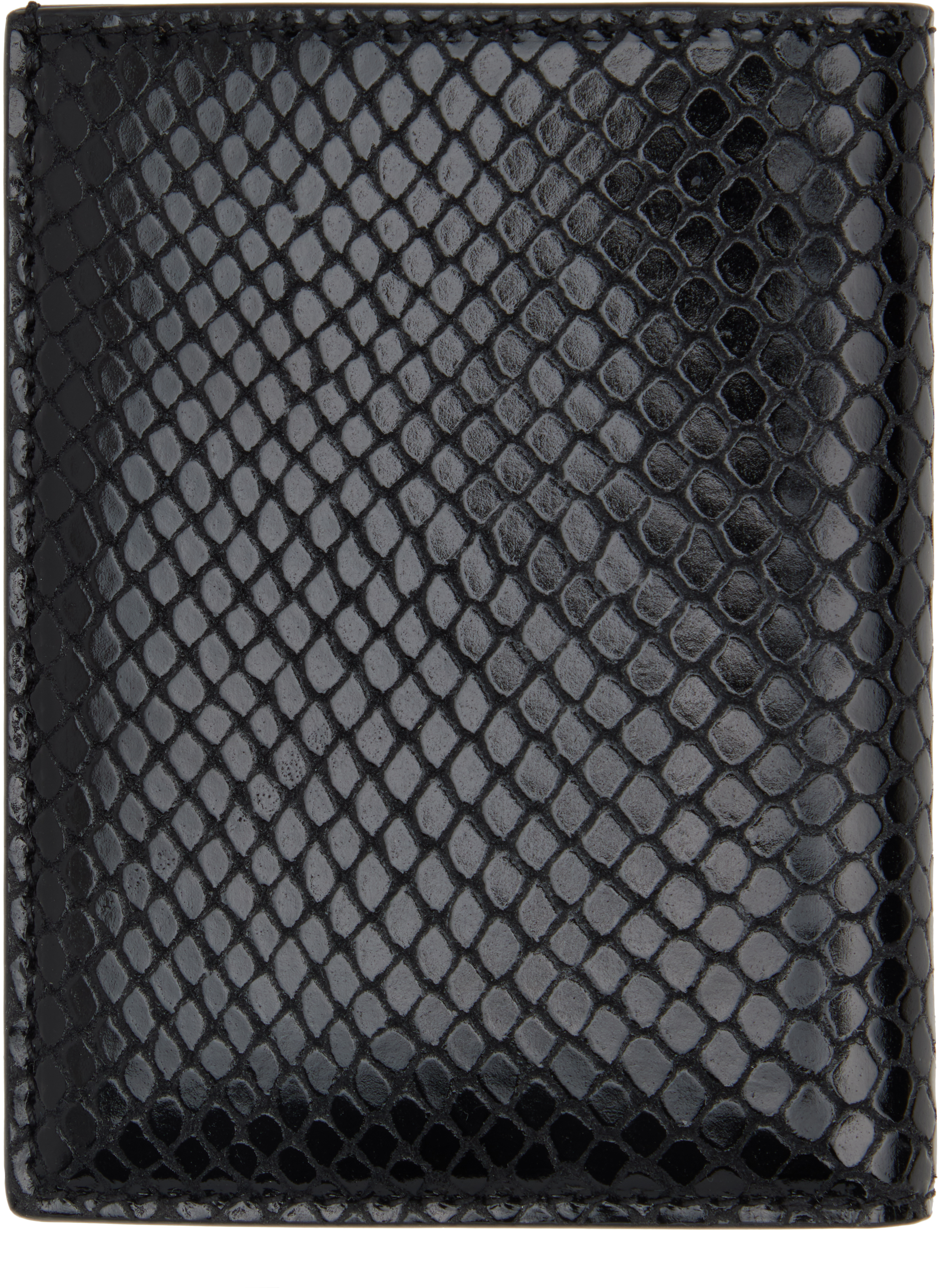 Tom Ford Small Snake Embossed Leather Folding Cardholder