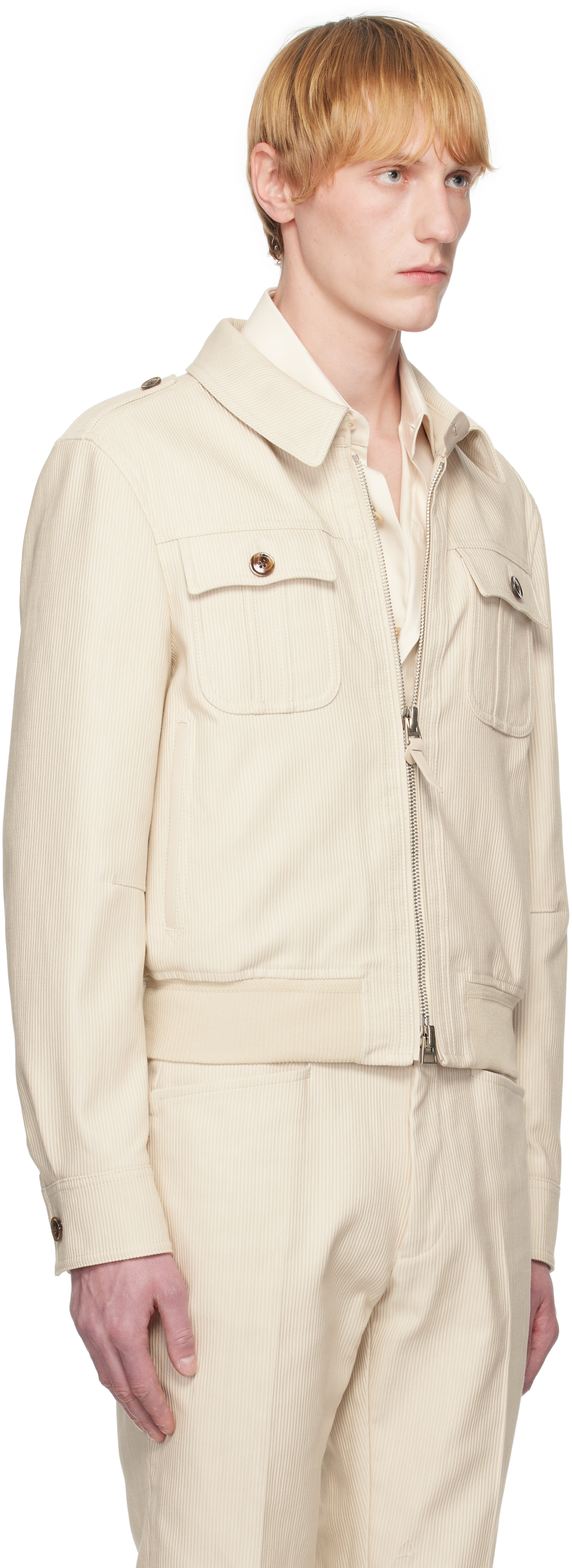 Tom Ford Corduroy Bomber Jacket