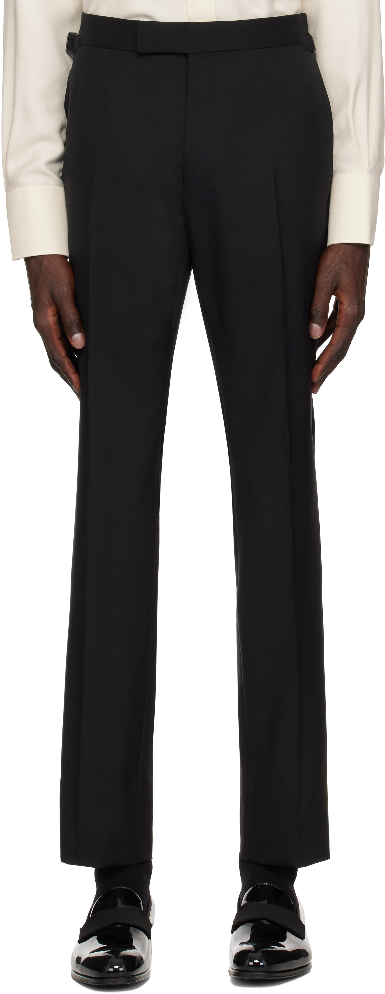 ☆Tom Ford☆ミッドライズ テーラード トラウザーズ☆SALE中 tom-ford-black-super-plain-