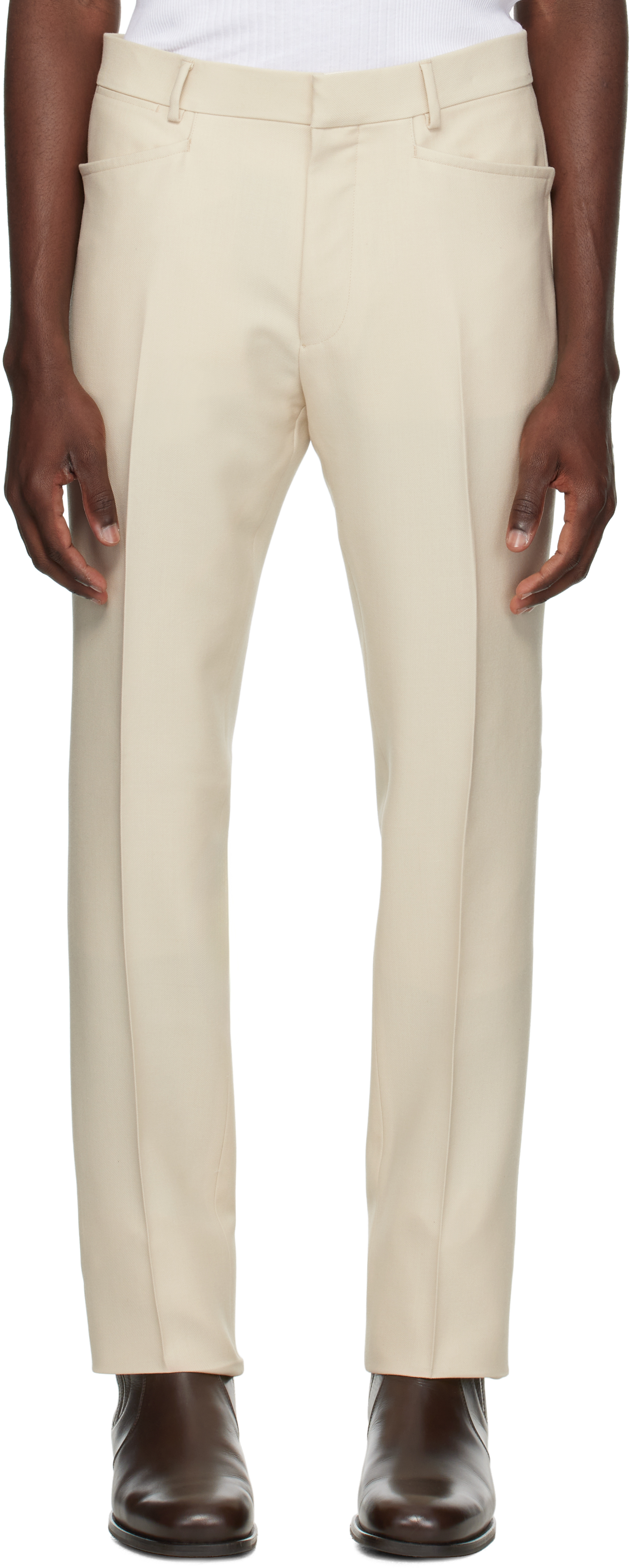 TOM FORD Wool trouser トム フォード ウール トラウザー 楽天市場】ウール パンツ（ブランドトム・フォード）（メンズ