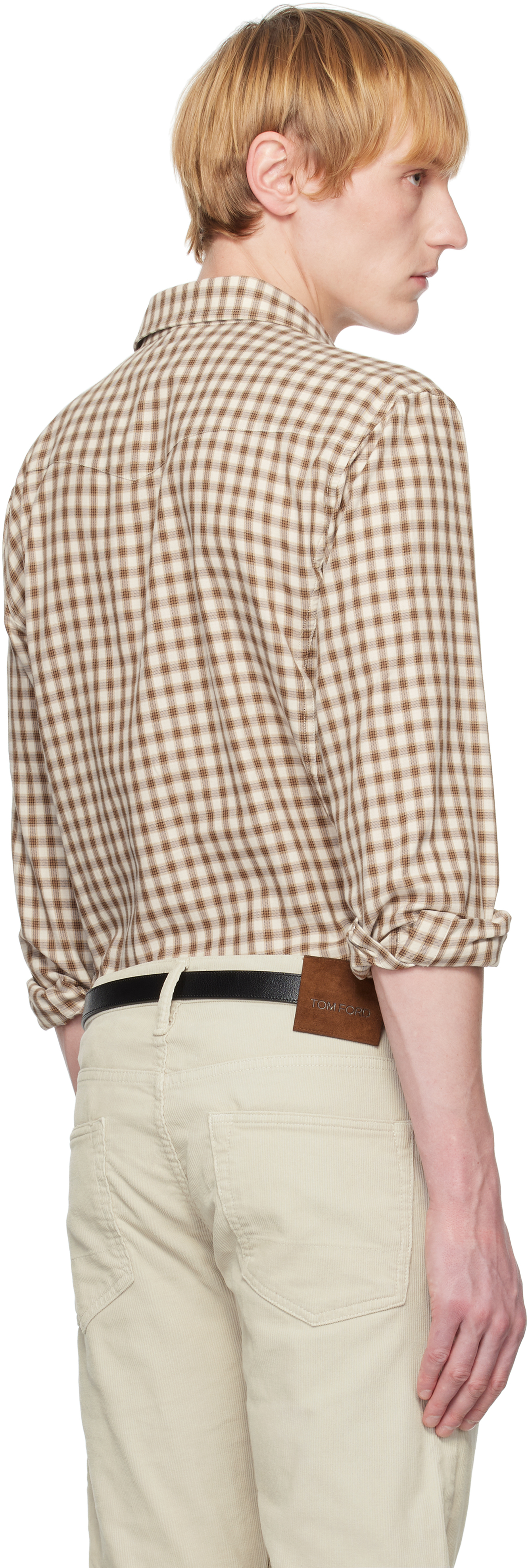 Tom Ford Checked Button-up Shirt