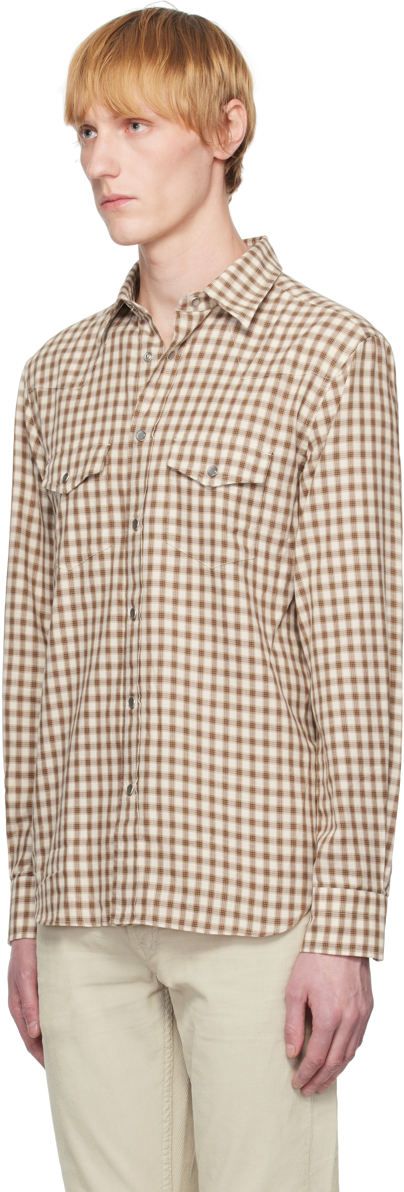Tom Ford Checked Button-up Shirt