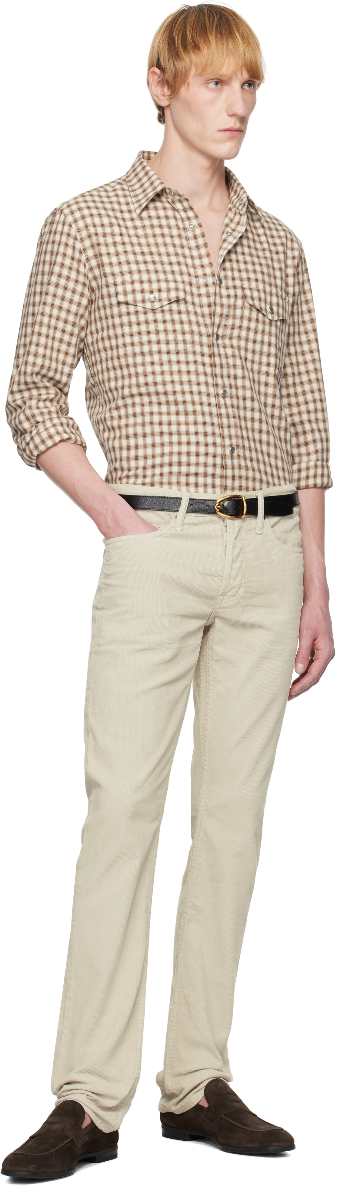 Tom Ford Checked Button-up Shirt