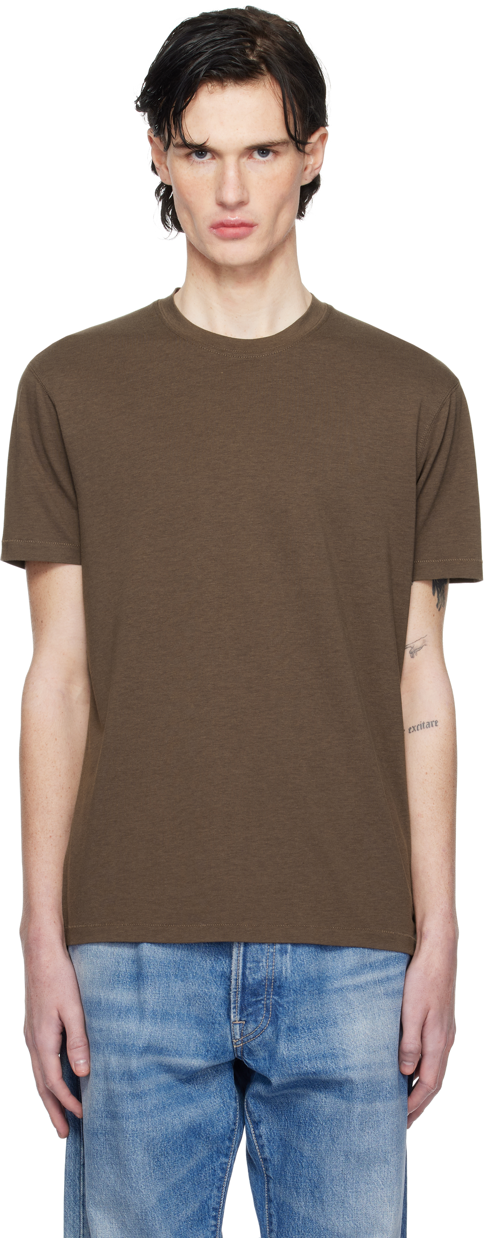TOM FORD★リヨセルとコットンのクルーネックTシャツ★送関込 楽天市場】TOM FORD トムフォード COTTON CREWNECK T-SHIRT T