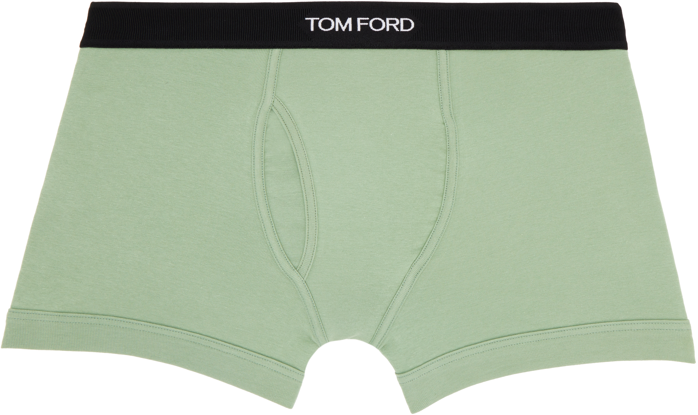 ショーツ TOM FORD WOMEN Logo-waistband Modal Briefs Green TOM FORD WOMEN Logo-waistband Modal Briefs Green