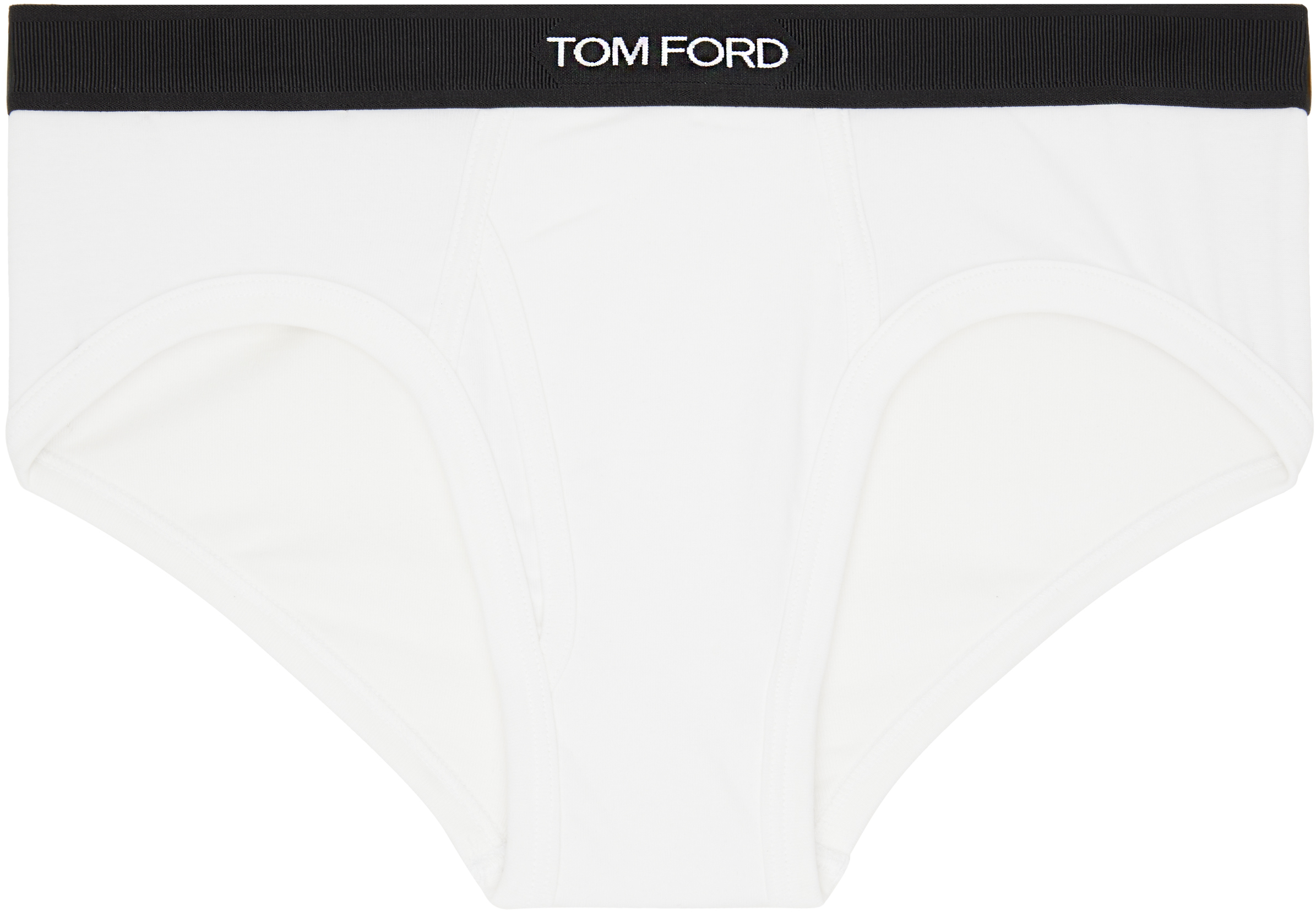 ショーツ TOM FORD WOMEN Logo-waist Briefs White 17623080_36842206_600.jpg