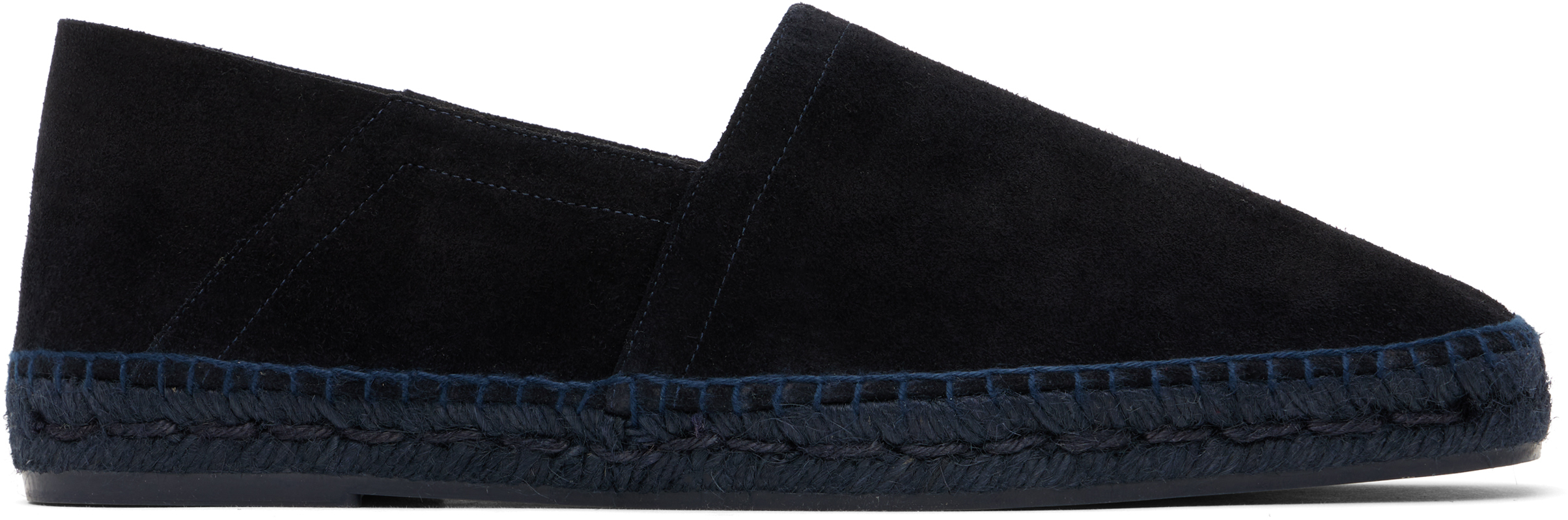 Tom Ford Navy Suede Barnes Espadrilles