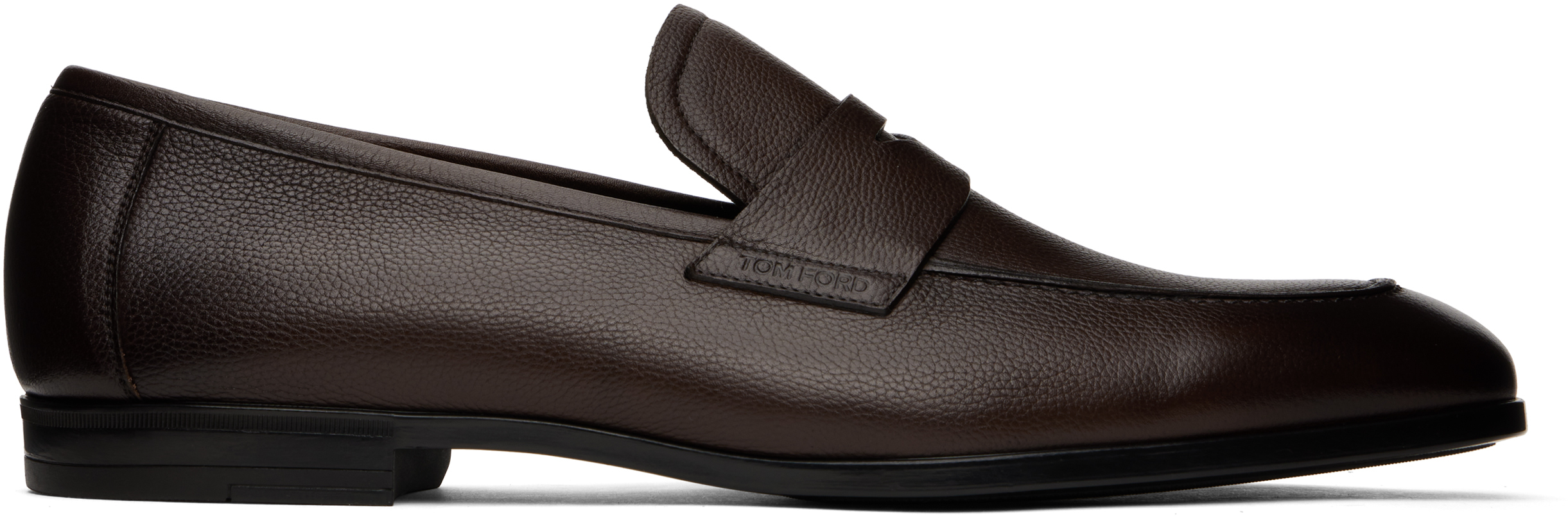 【関税込み】TOM FORD スリッパ & ローファー leather York Chain loafers in black - Tom Ford | Mytheresa