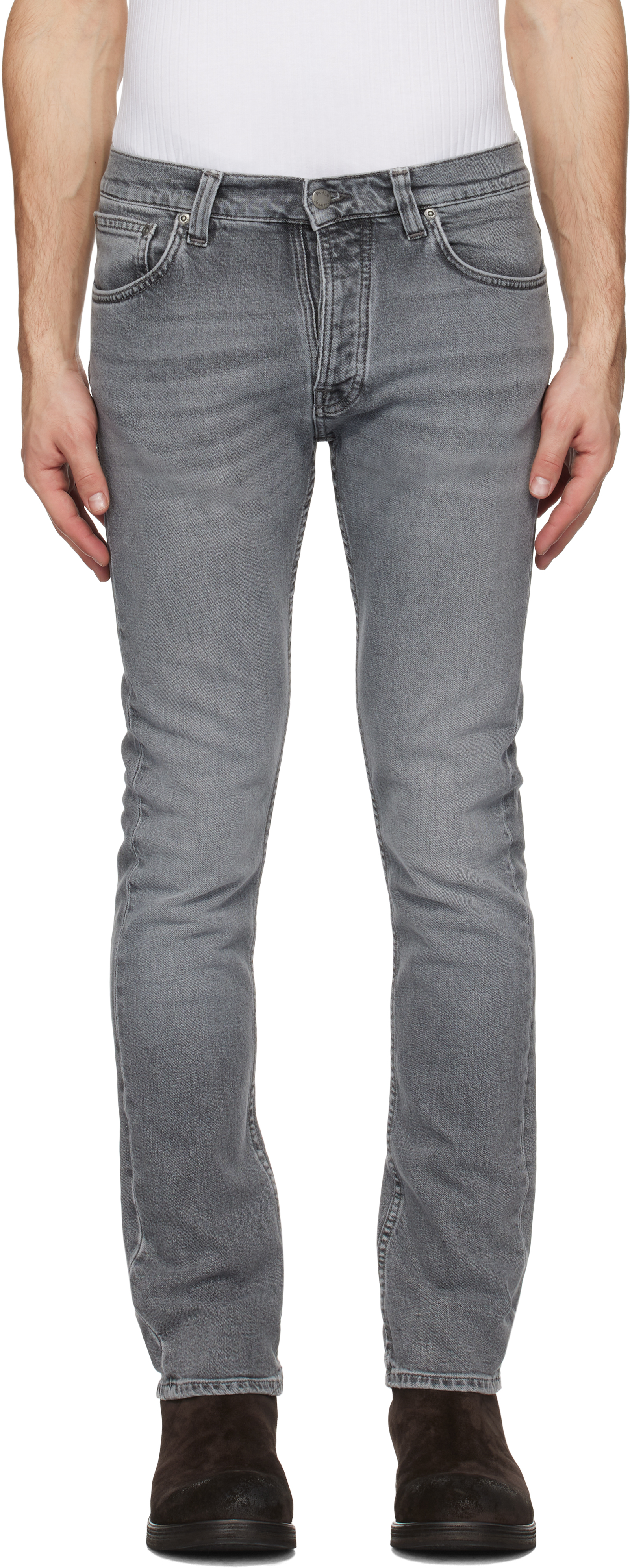 Gray Grim Tim Jeans