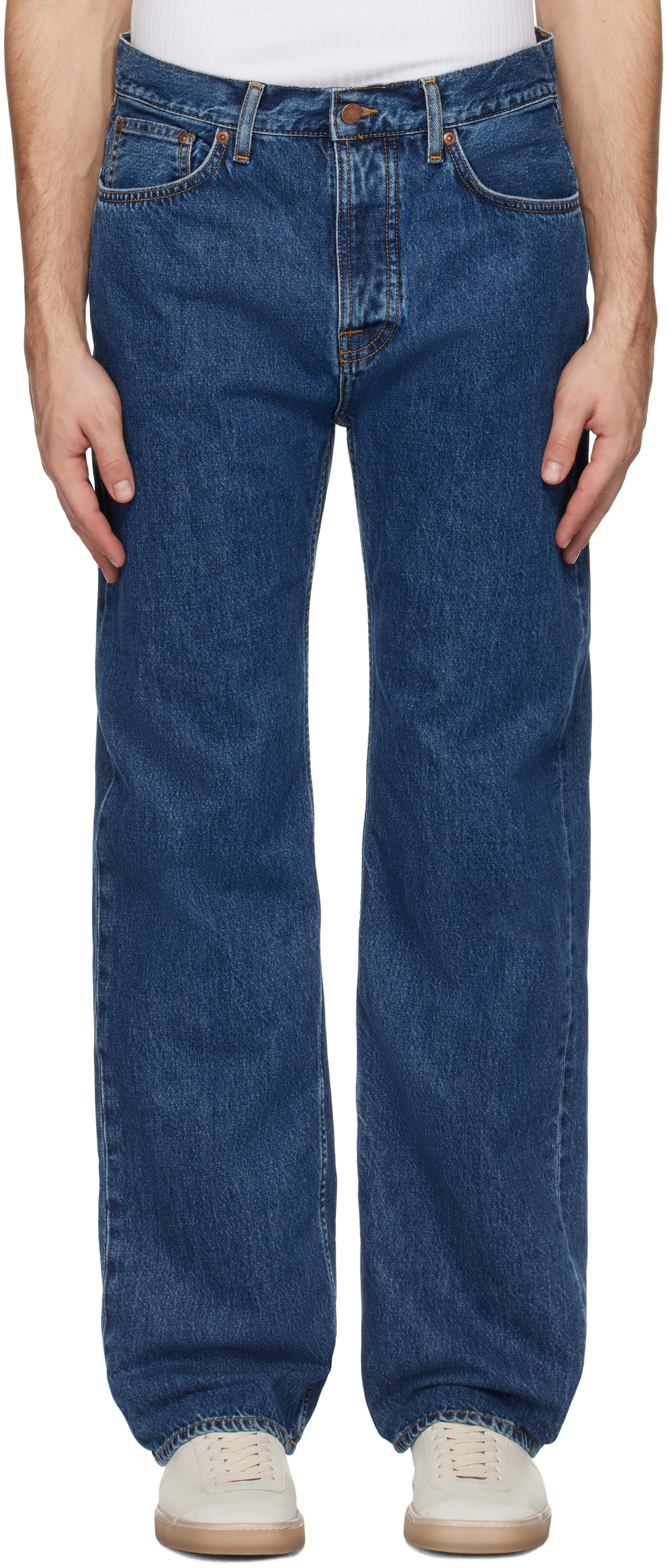 Nudie Jeans Tuff Tony セルビッチ　14.2オンス　デニム Navy Tuff Tony Jeans by Nudie Jeans on Sale