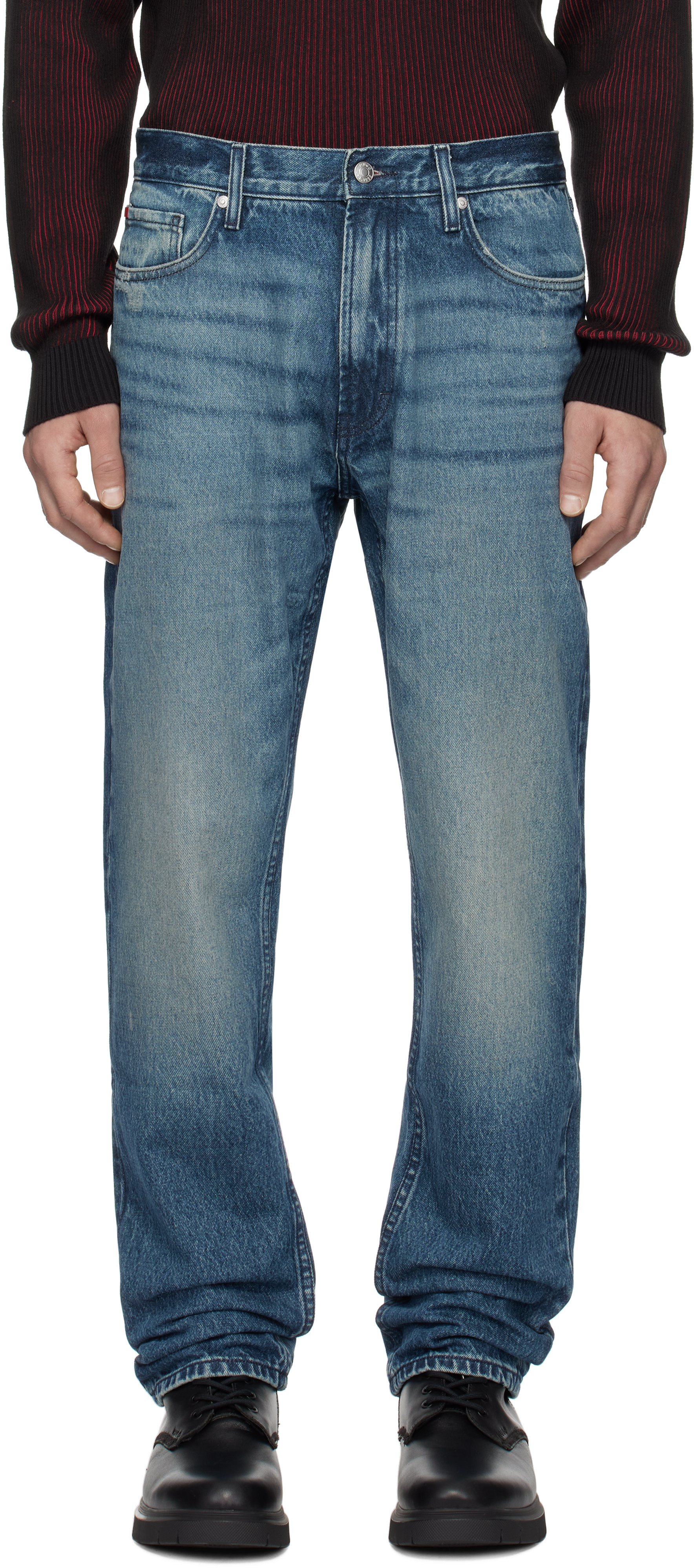 Blue Regular-Fit Jeans