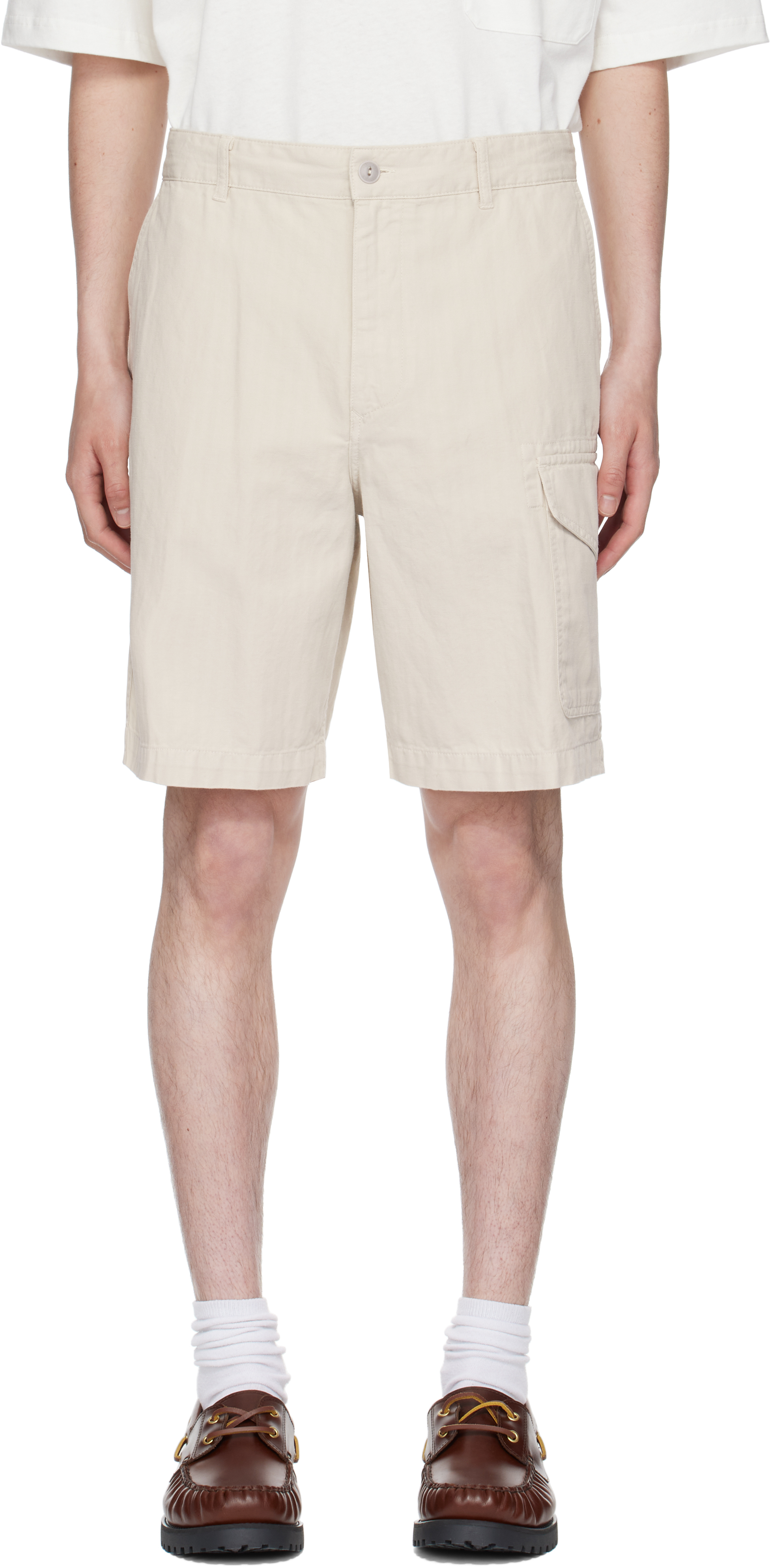 Belstaff Beige Cs60 Cargo Shorts