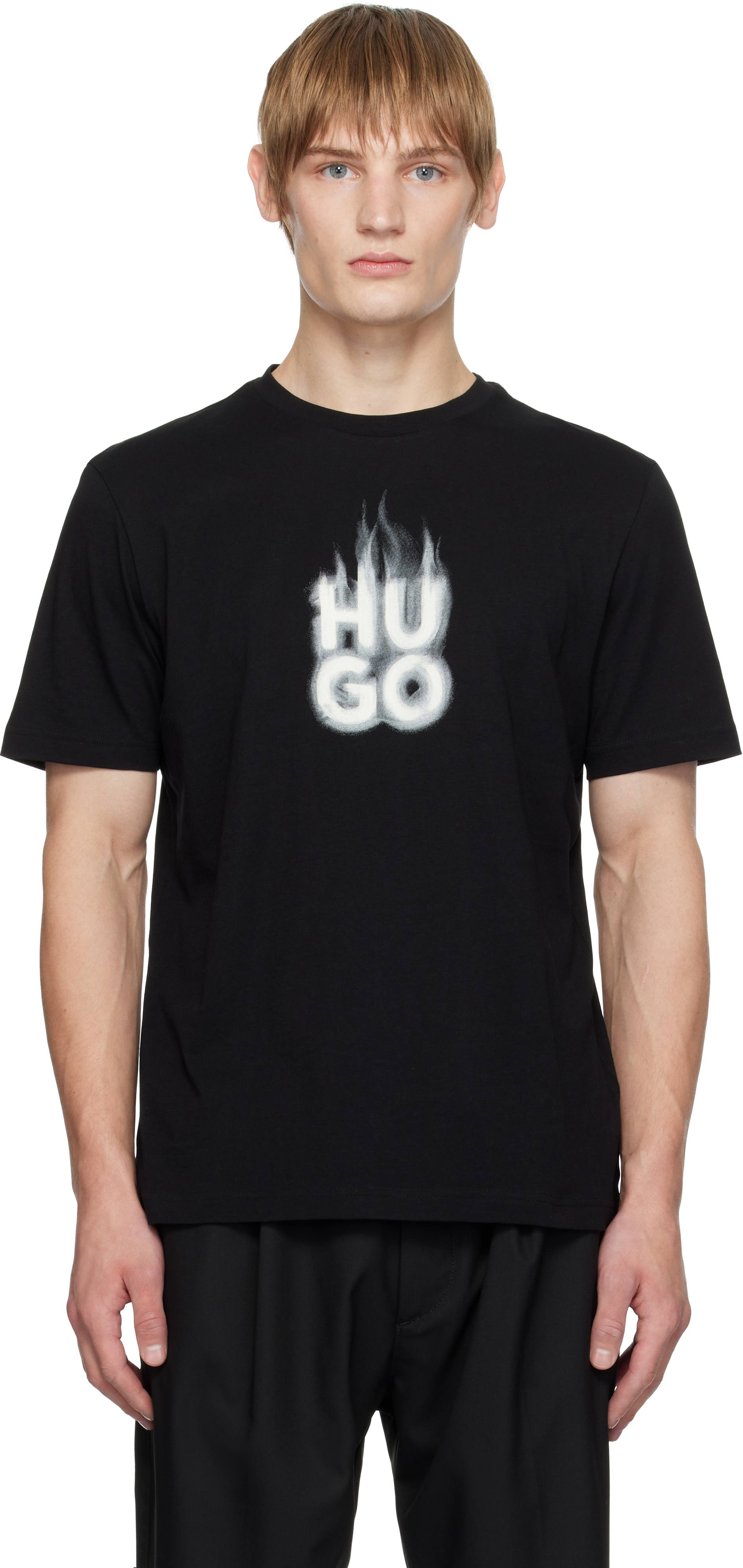 Black Flame Logo T-shirt