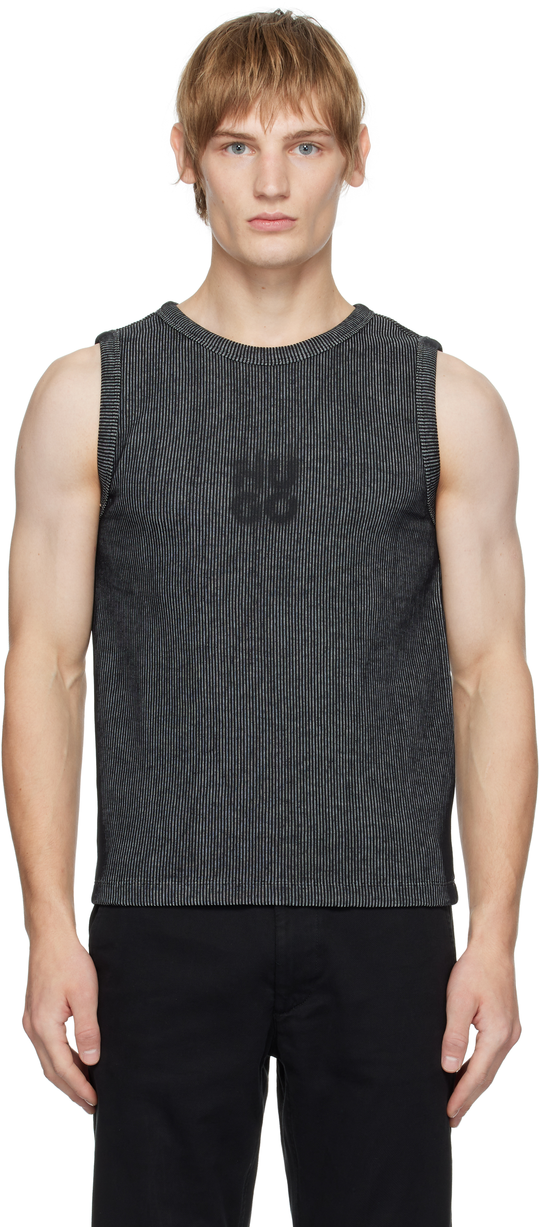 Black Logo Tank Top