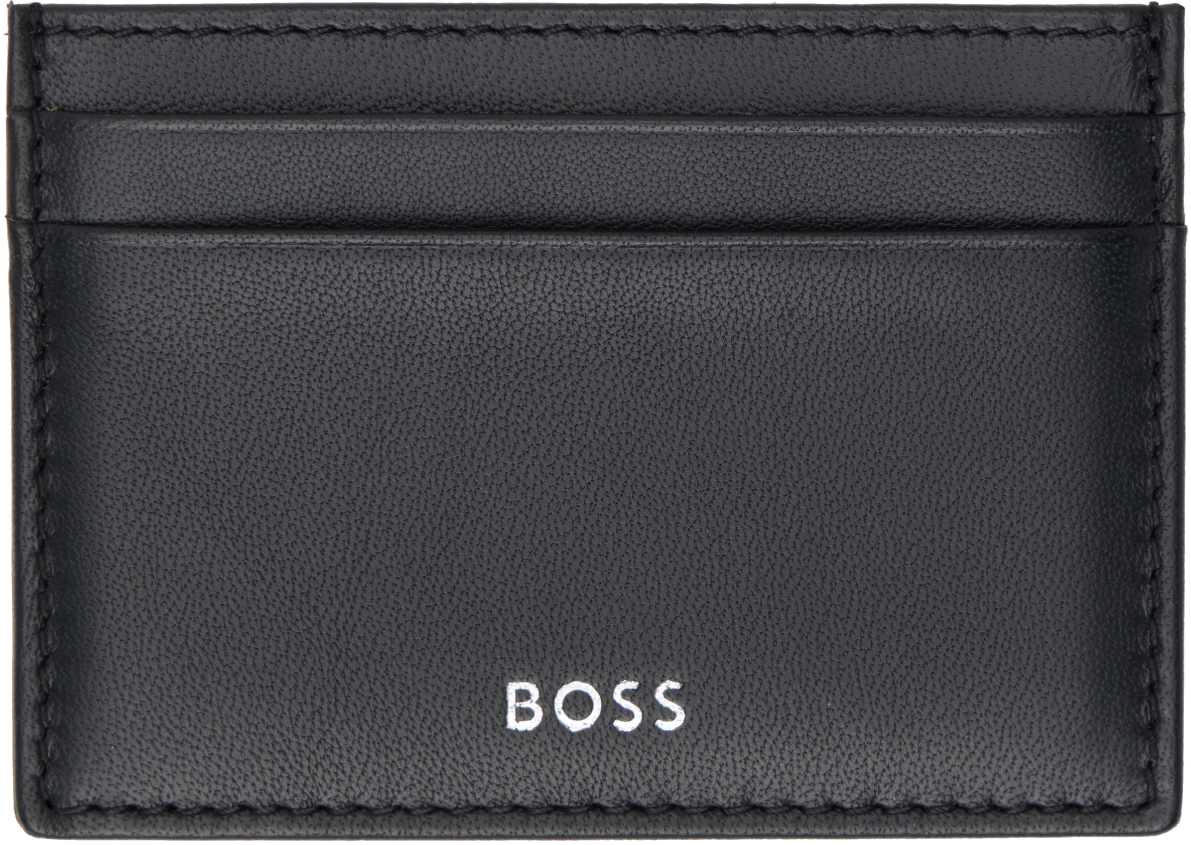 Black Leather Card Holder