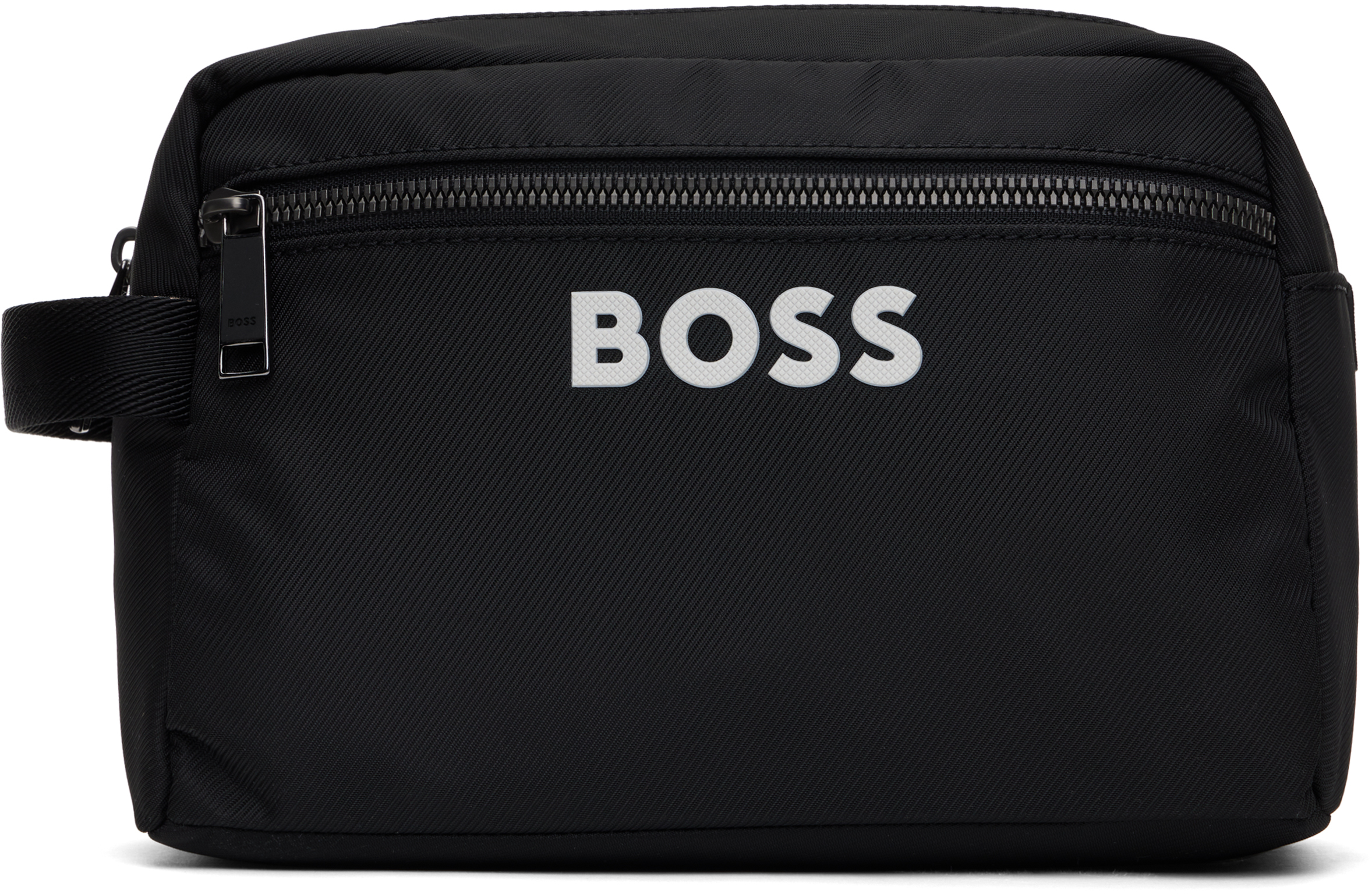 【関税込み】BOSS ブラック リサイクル トラベルポーチ BOSS トラベルポーチ | ブラック | FARFETCH JP