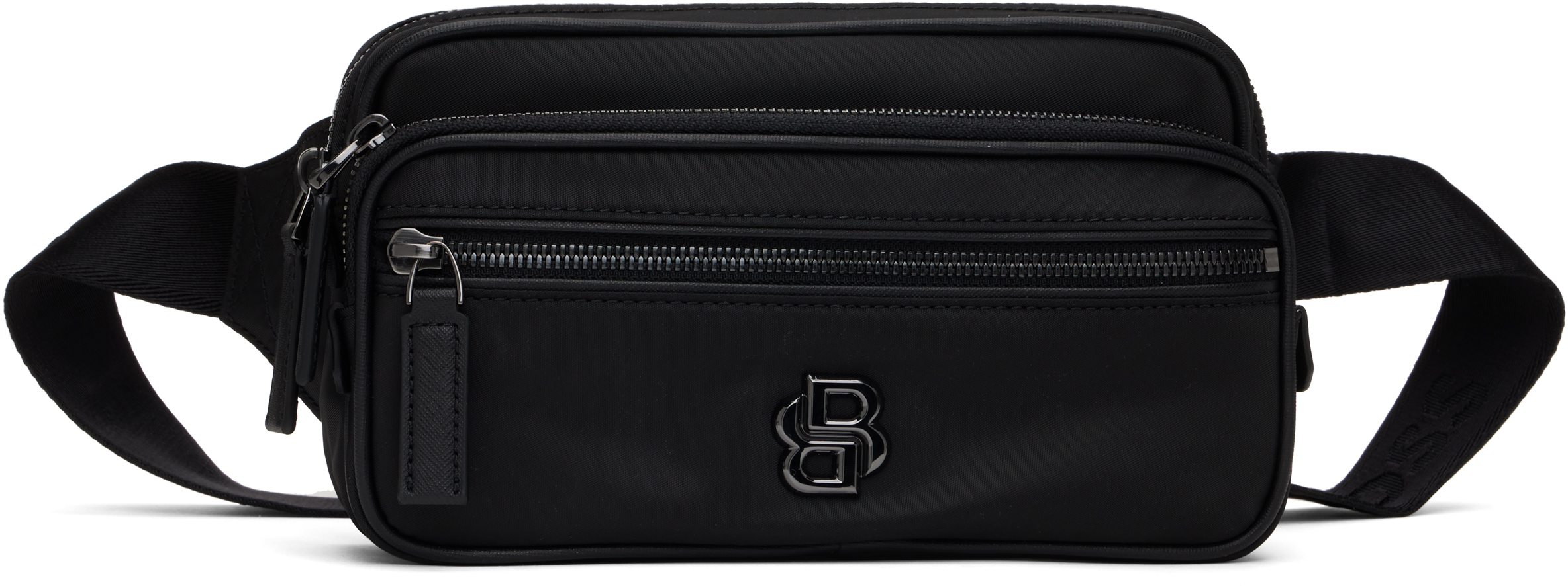 BOSS ボス★ブラック Double B Monogram ツイル ベルトバッグ BOSS Double B Monogram ツイル ベルトバッグ【在庫品薄】