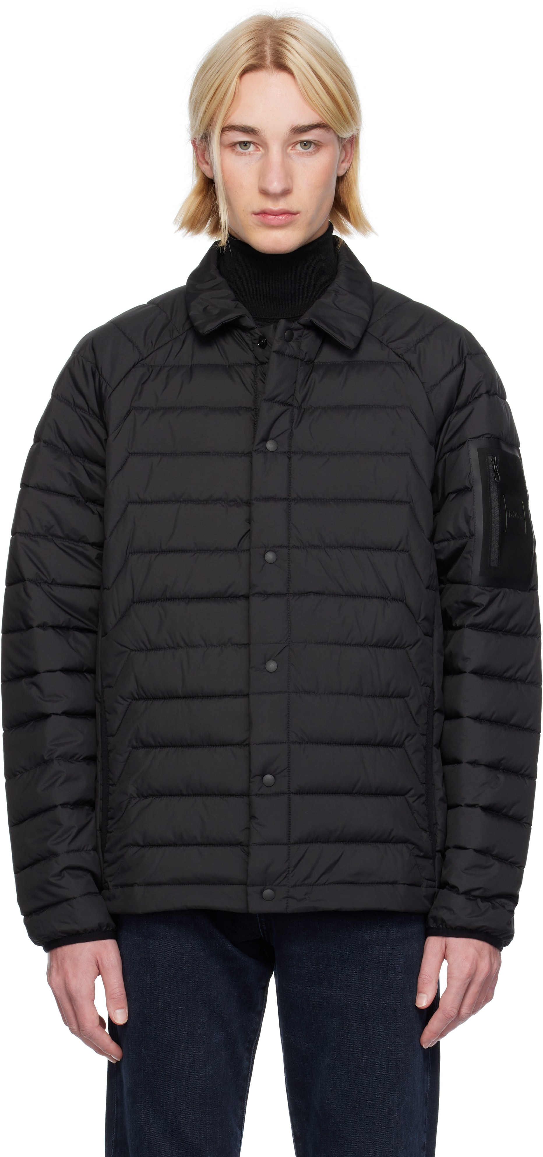 Black Water-Repellent Jacket