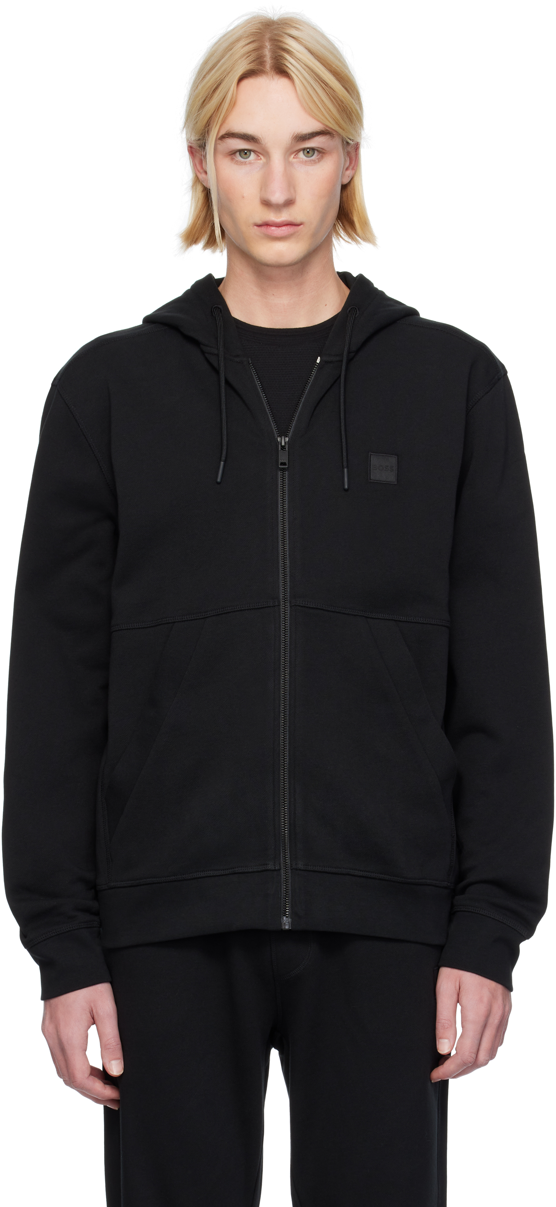 Black Zip Up Hoodie