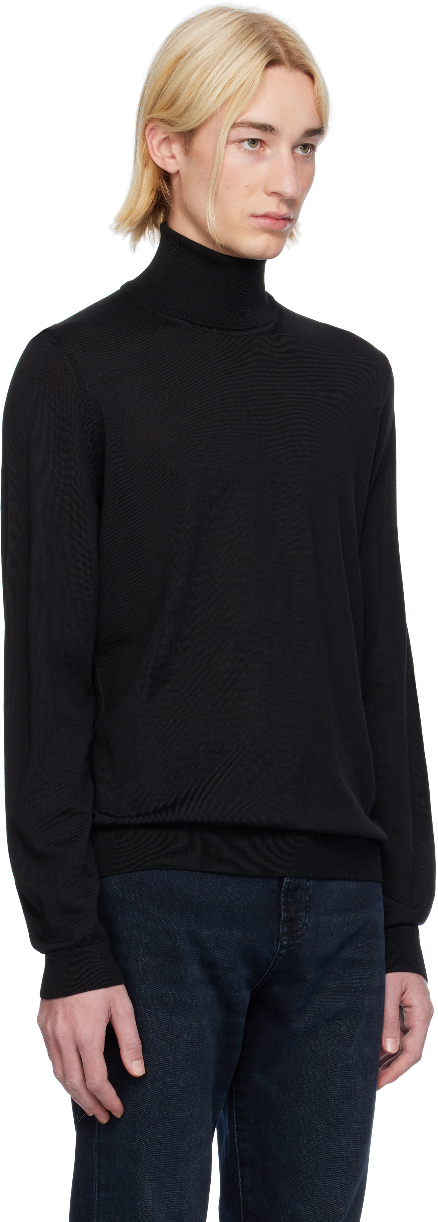 Hugo Boss Sweater Boss Men Color Black In 001-black