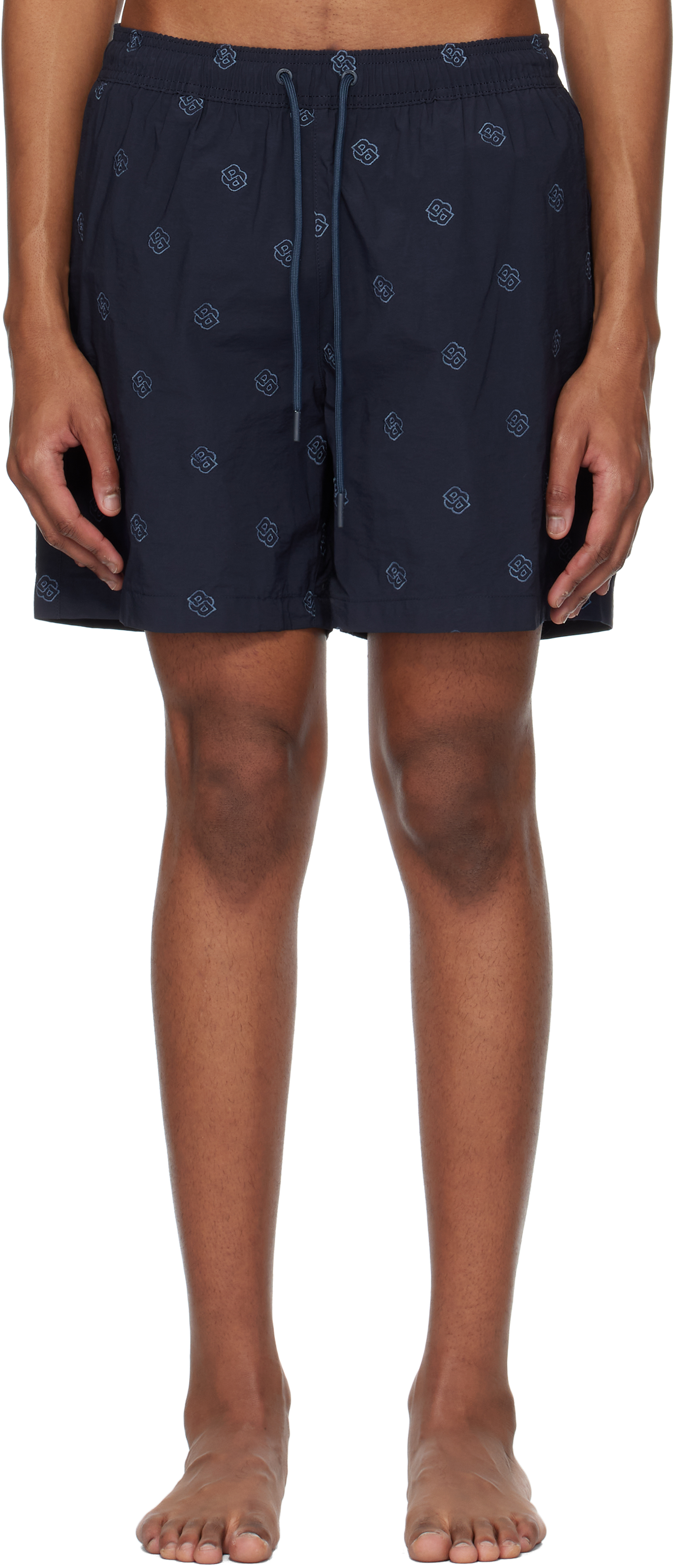 Navy Quick-Dry Swim Shorts