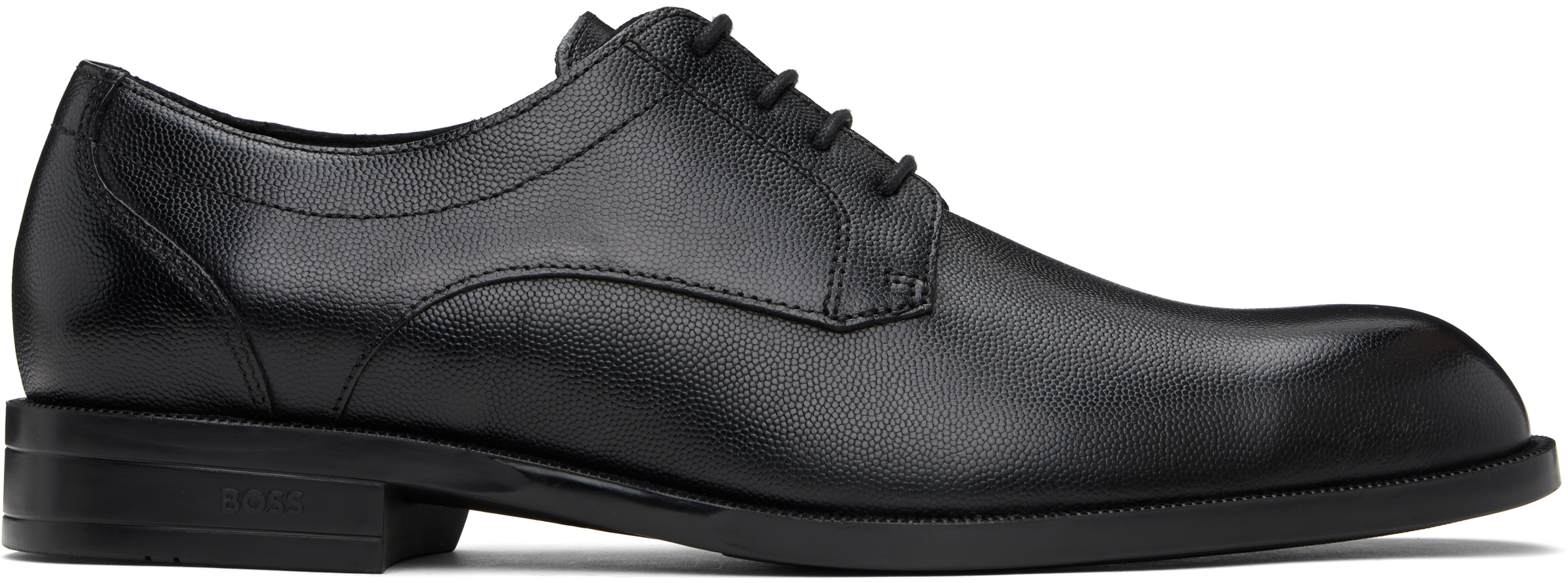 Black Leather Derbys