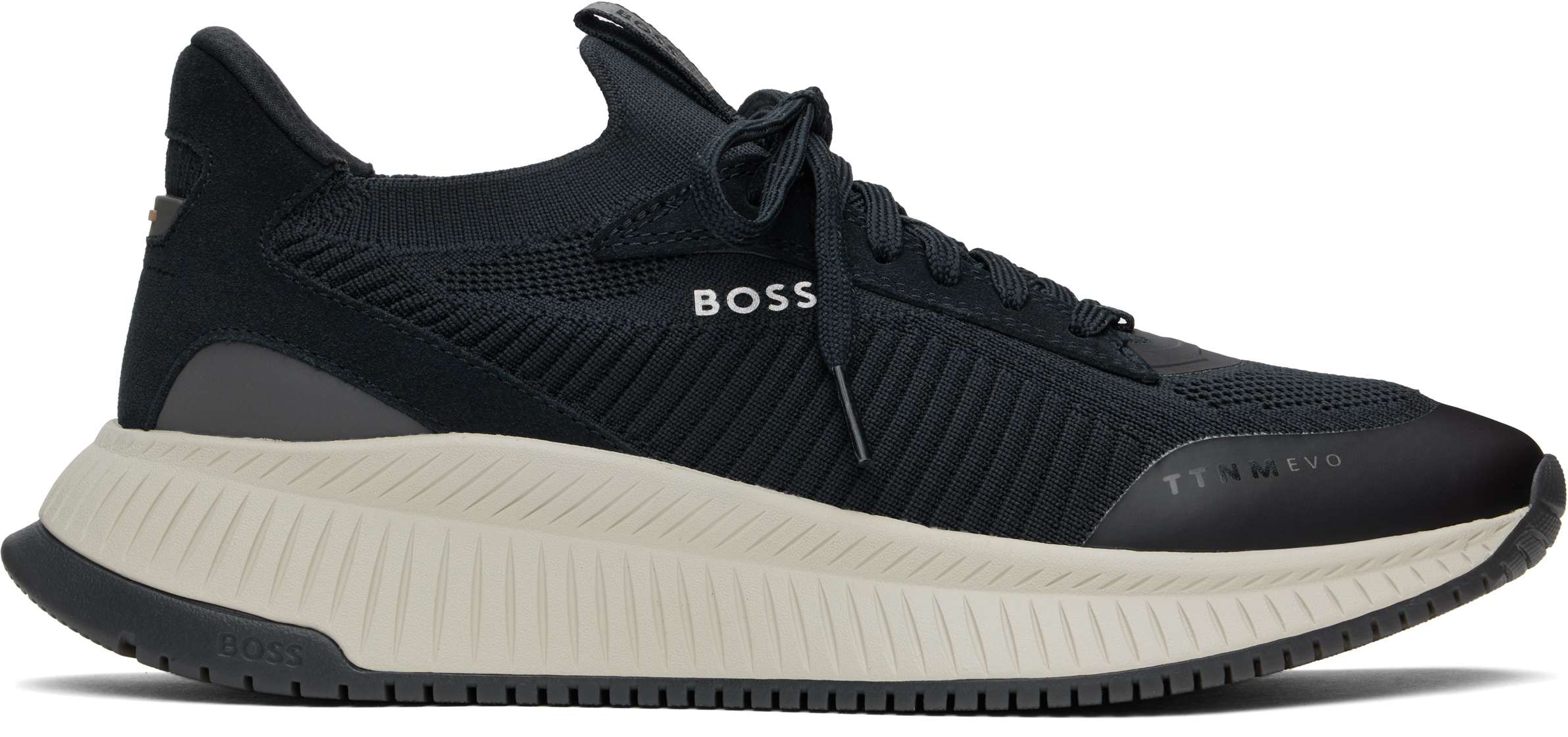 BOSS REPREVE(R)アッパー ニット スニーカー サイズ 41 BOSS REPREVE(R