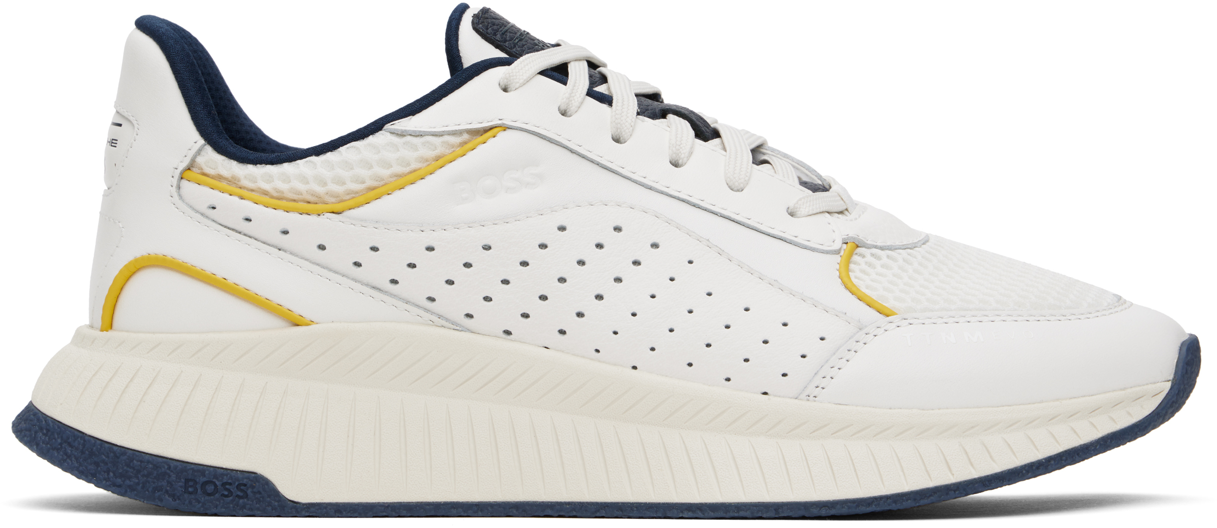 BOSS MIRAGE ホワイトスニーカー　美品 Hugo Boss Mirage Leather Sneaker | ShopSimon
