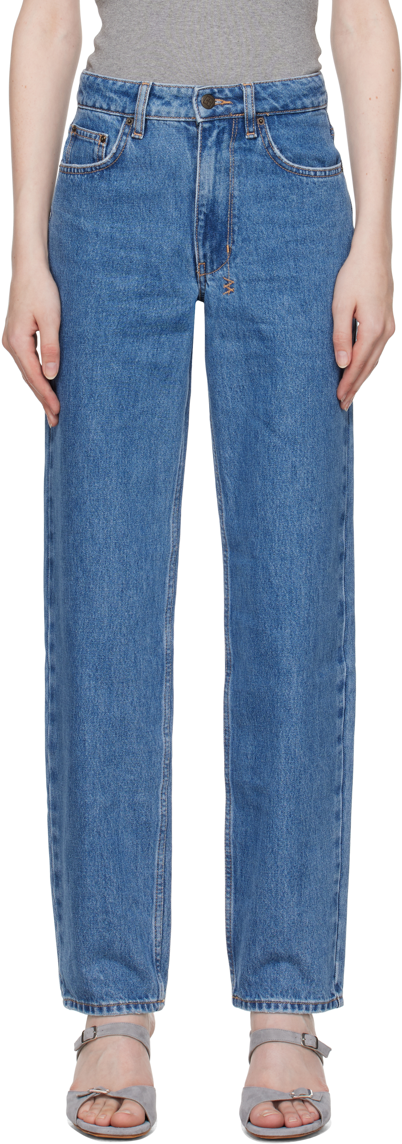 Ksubi Blue Brooklyn Heritage Jeans In Denim