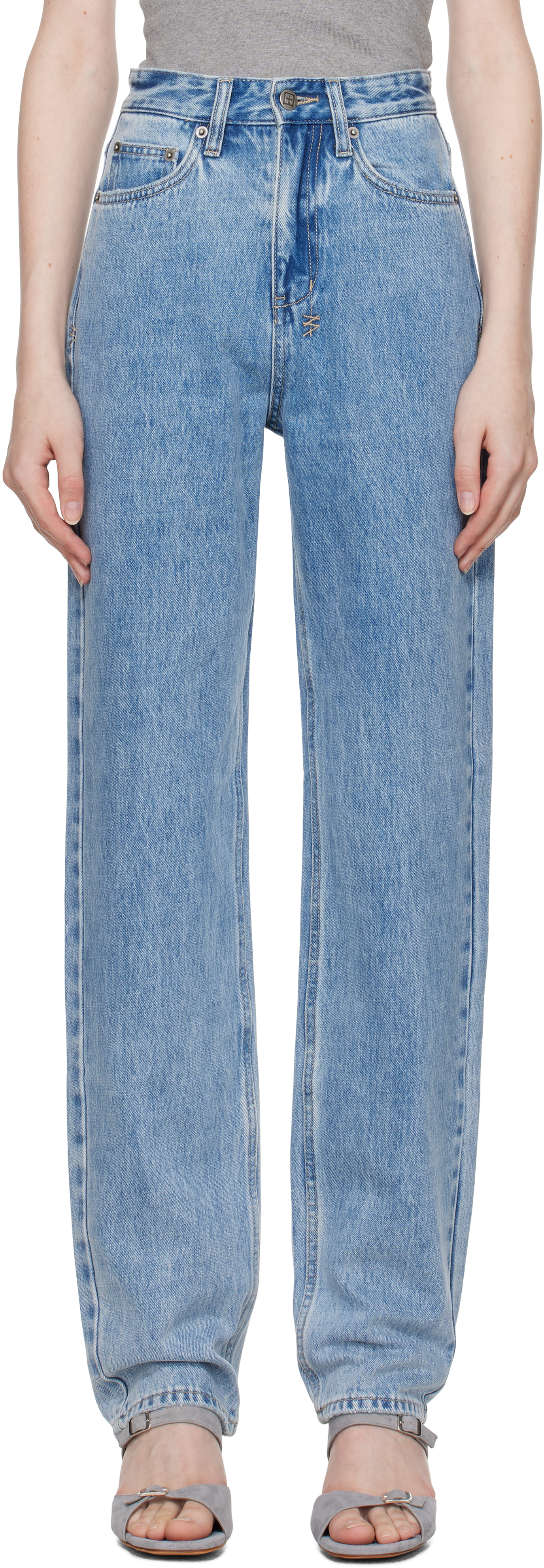 Ksubi Blue Playback Authentik Jeans In Denim