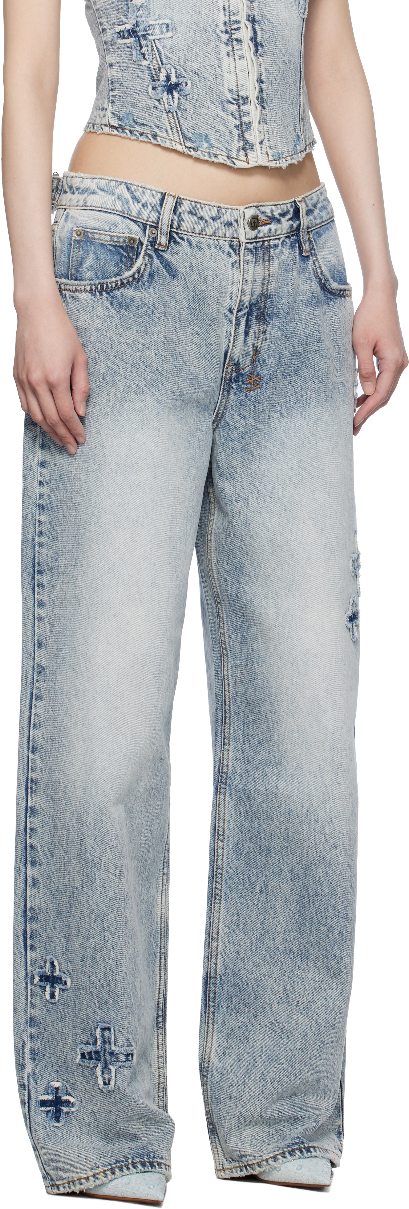 KSUBI BLUE LOW RIDER KLASSIC KRAFTWERK JEANS 