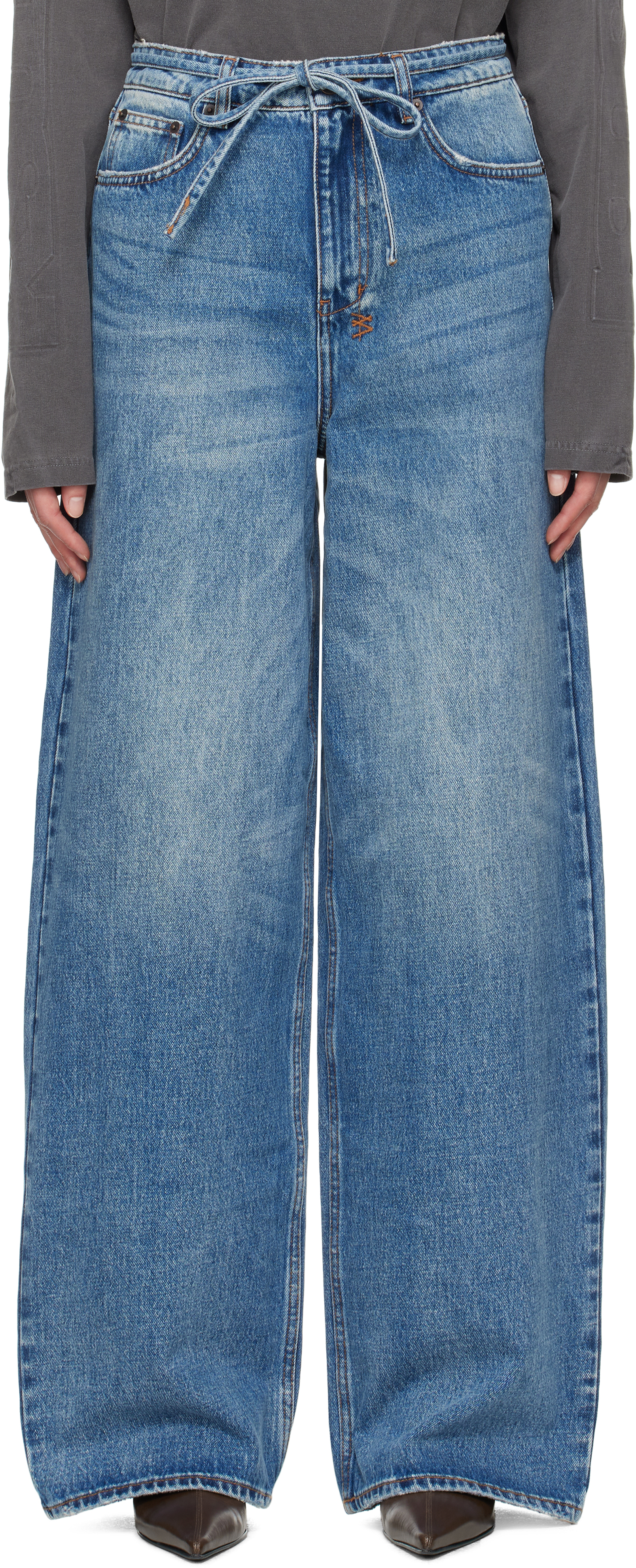【関税込み】Ksubi ブルー バギージーンズ Ksubiのブルー バギージーンズがセール中