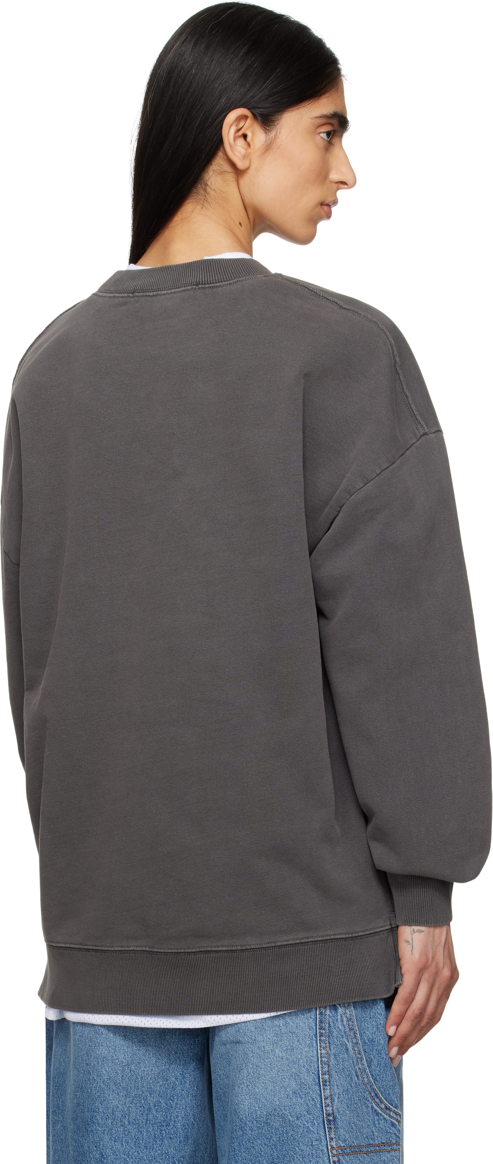 Ksubi Gray Kickstart Oh G Sweatshirt In Charcoal