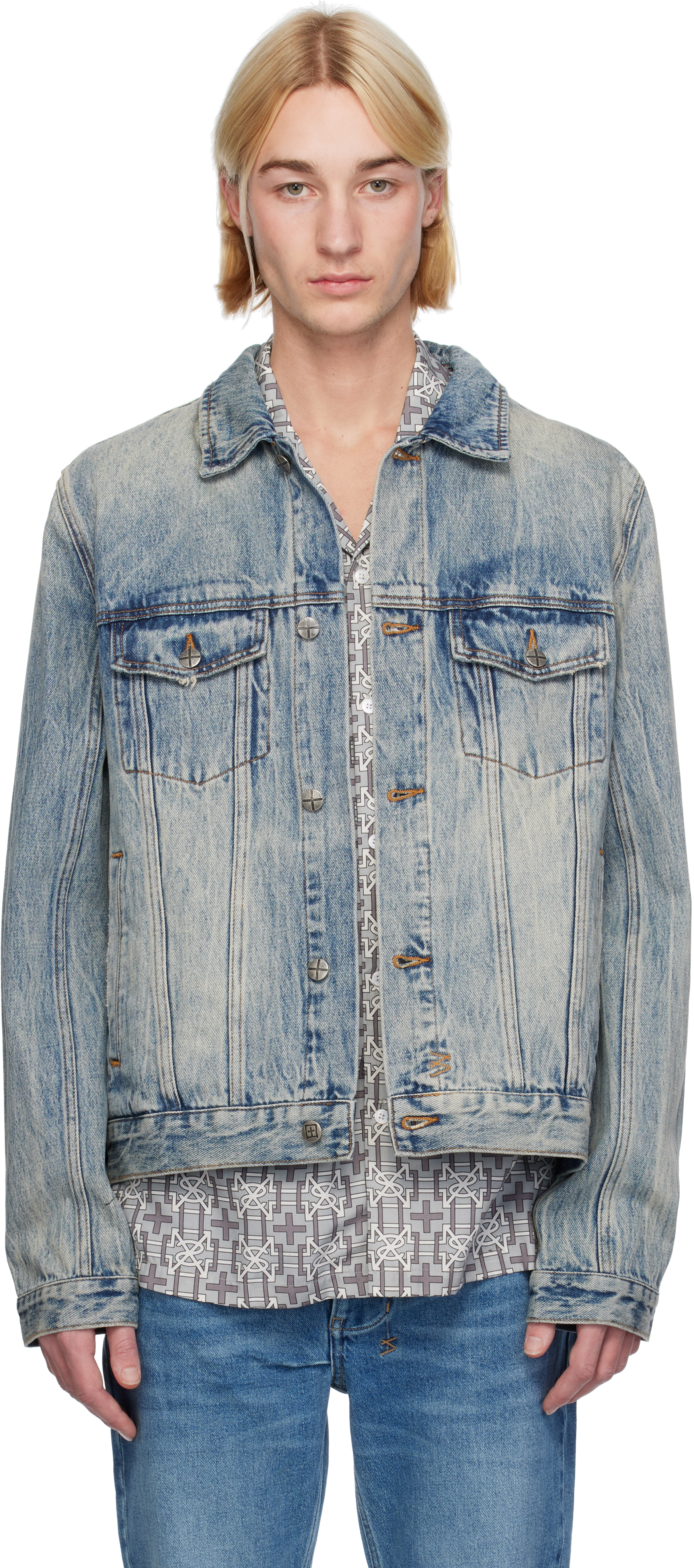 Blue Classic Stairway Denim Jacket