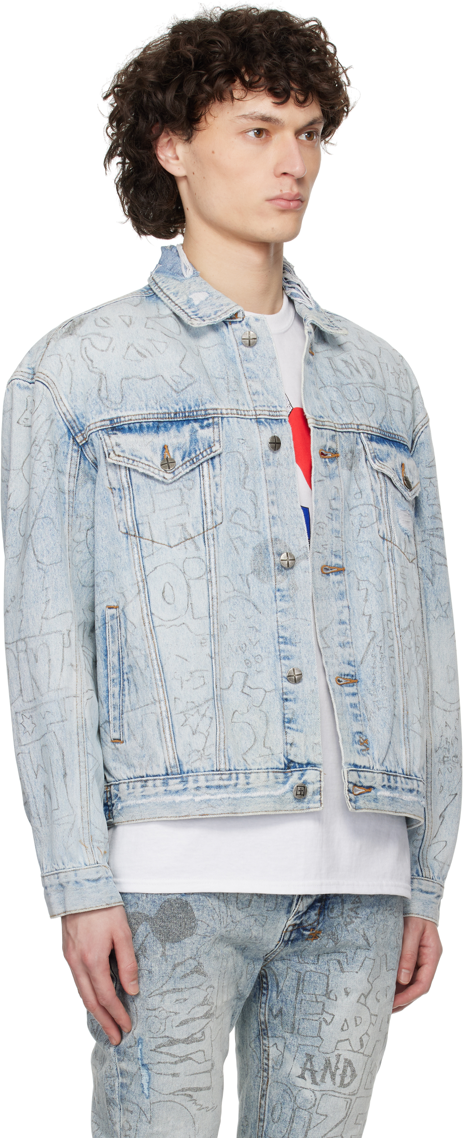 KSUBI BLUE OH G DENIM JACKET