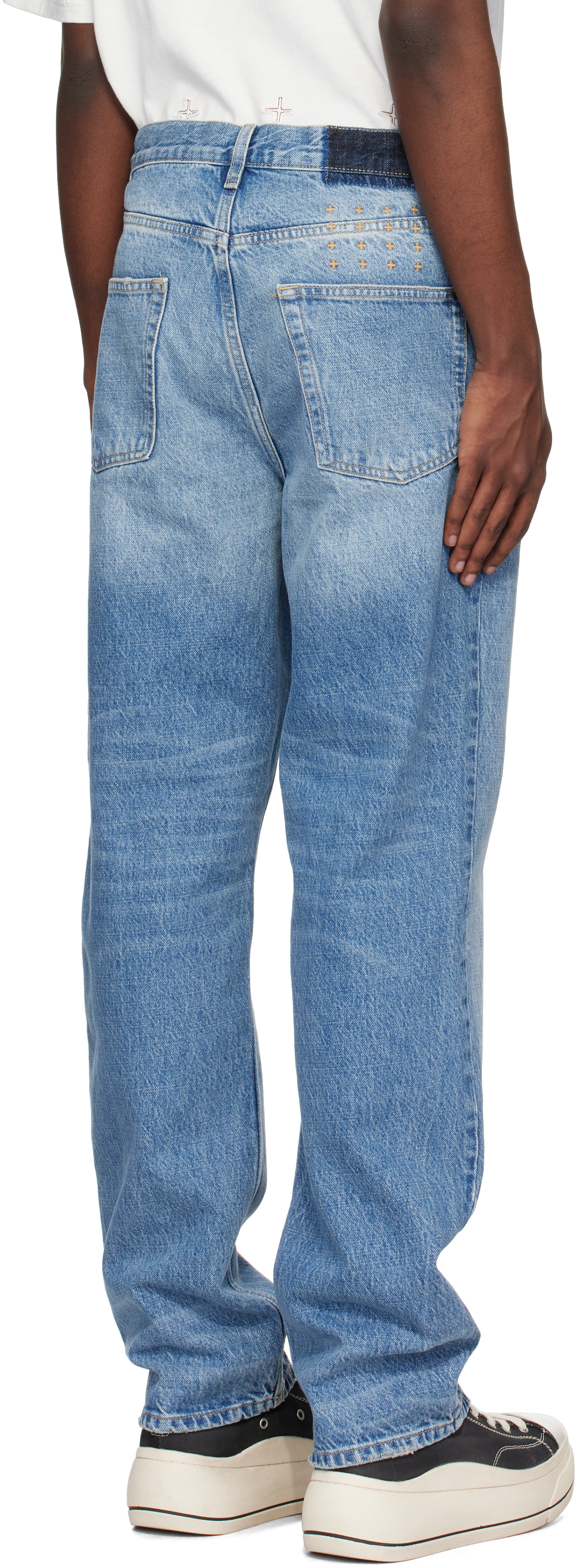 Shop Ksubi Blue Anti K Maverick Jeans In Denim