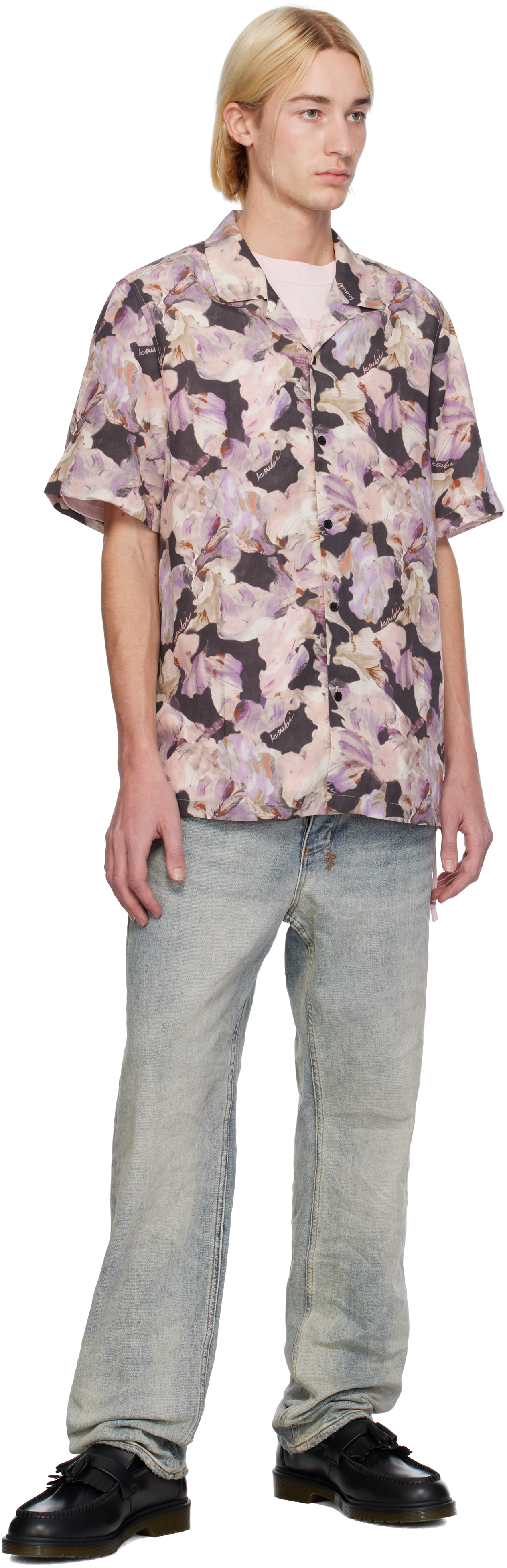 KSUBI BLUE HAZLOW STAIRWAY JEANS 