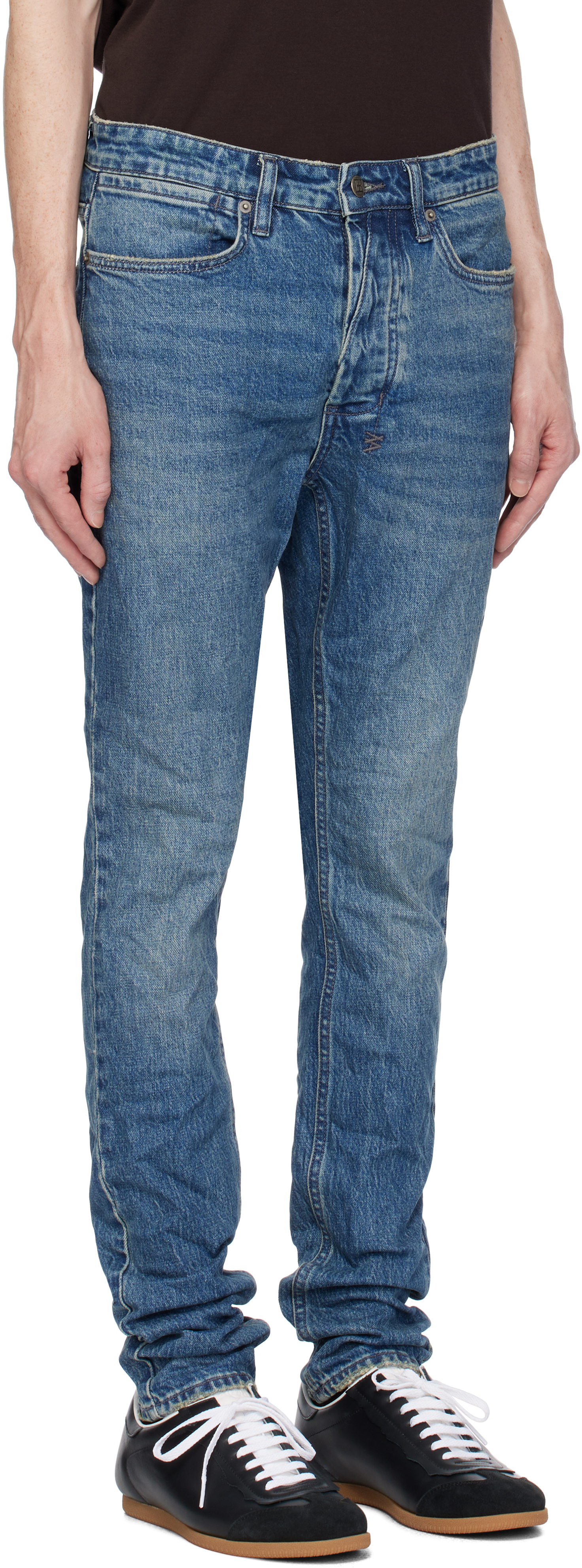 KSUBI BLUE VAN WINKLE MIDS JEANS 