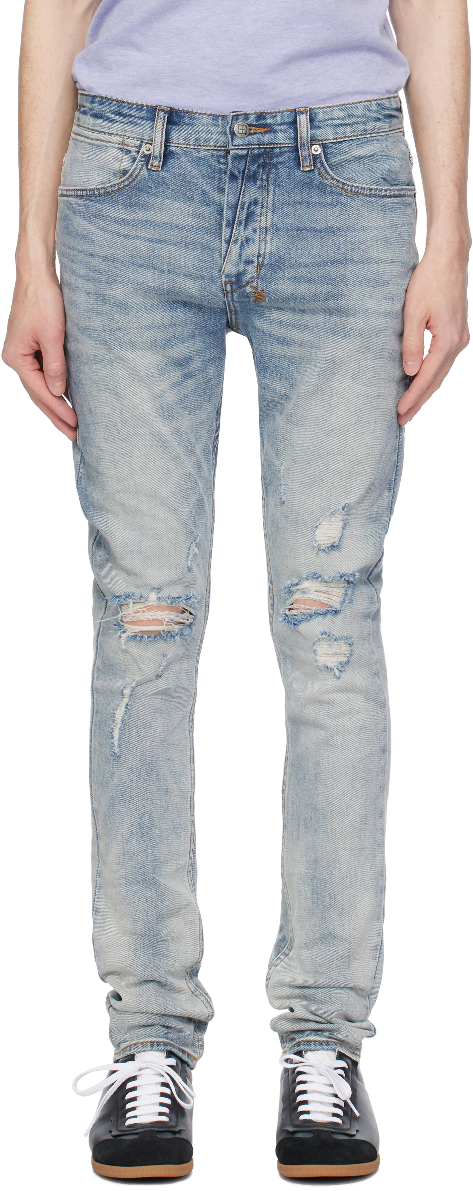 Ksubi Van Winkle Skyhigh Trashed hotsell Skinny Jeans