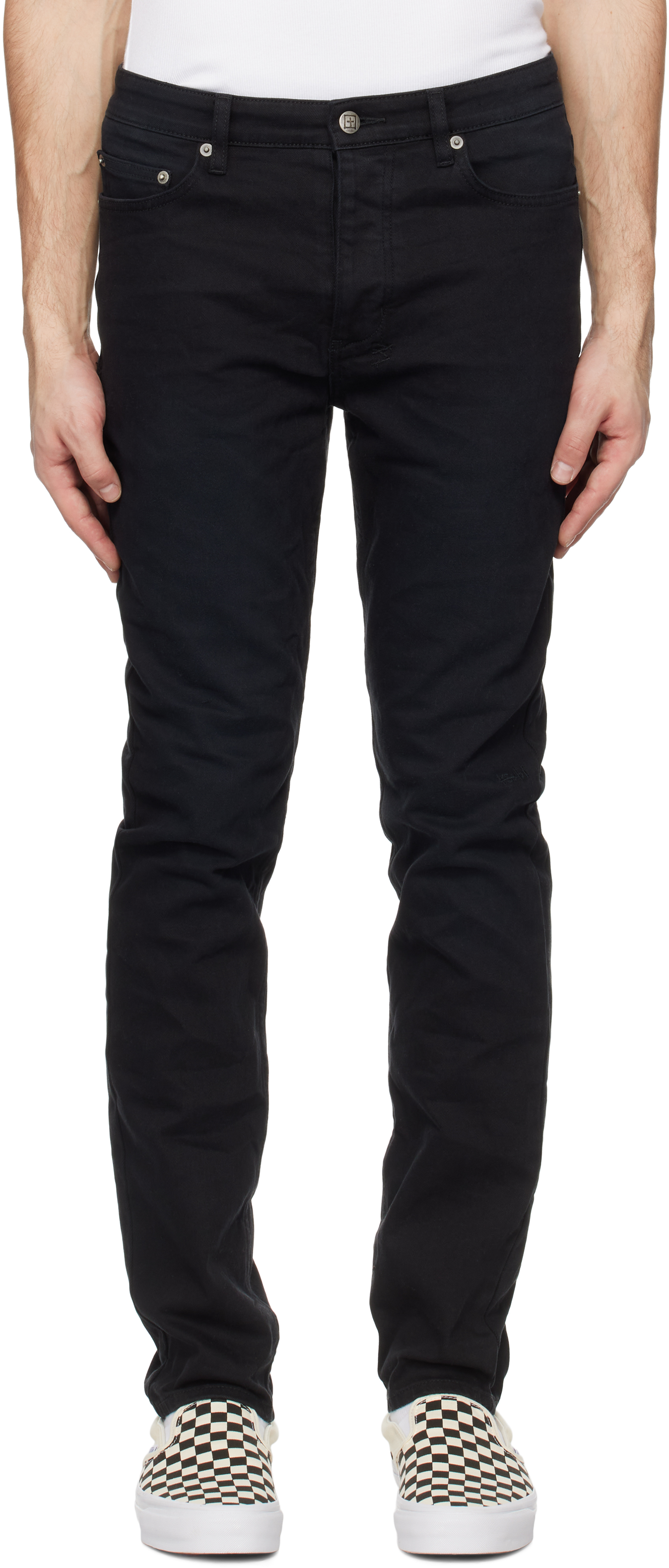 Black Chitch Replica Jeans by Ksubi on Sale