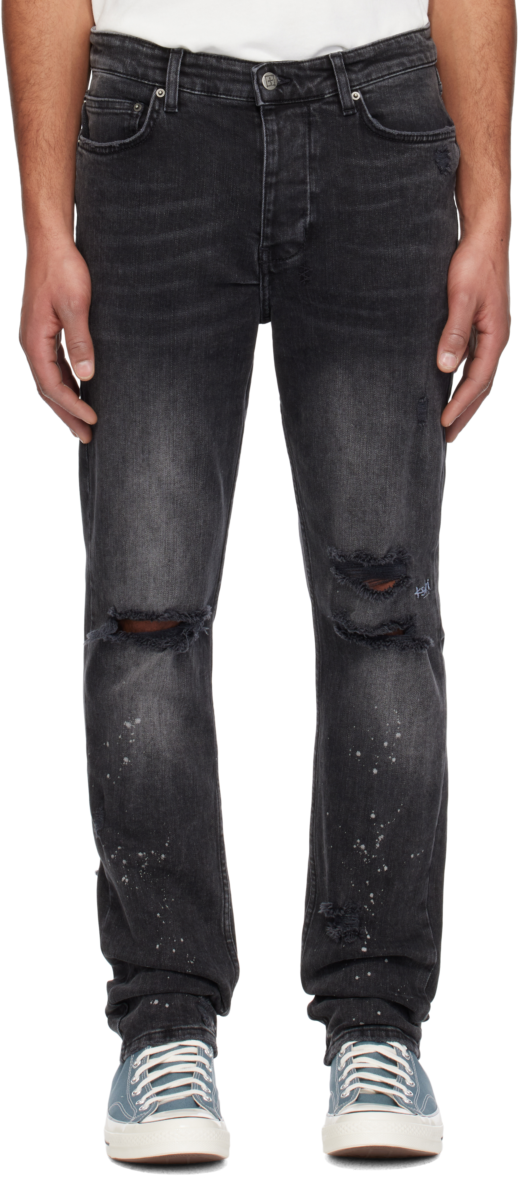 Shop Ksubi Black Chitch Blakk Rokk Jeans