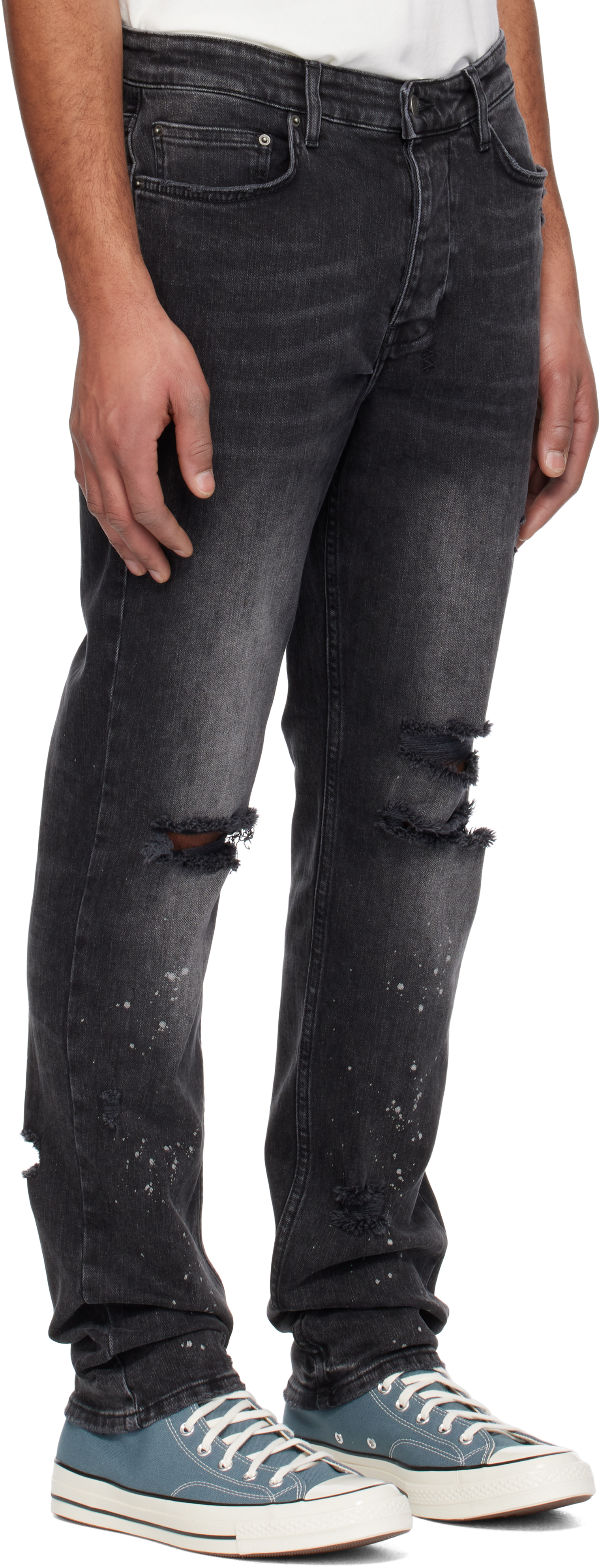 Shop Ksubi Black Chitch Blakk Rokk Jeans